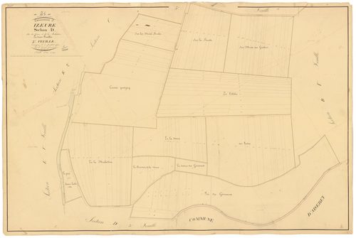 Izeure - Section D2 - 3 P PLAN 327/13