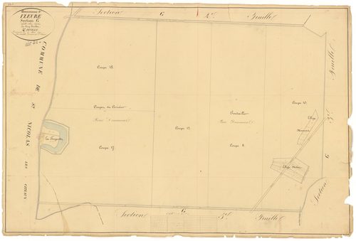 Izeure - Section G4 - 3 P PLAN 327/29