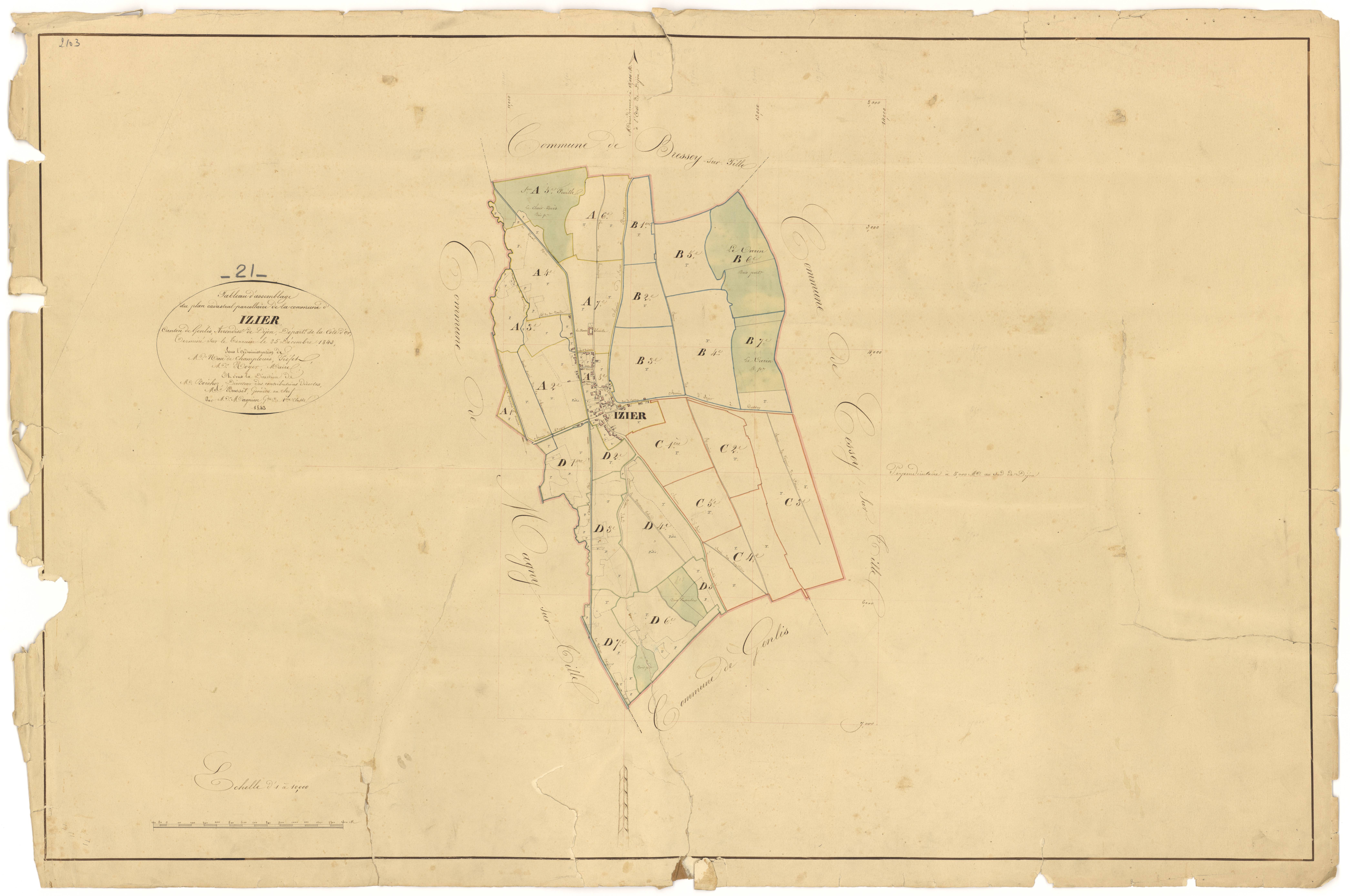 Izier - Tableau d'assemblage - 3 P PLAN 328/1