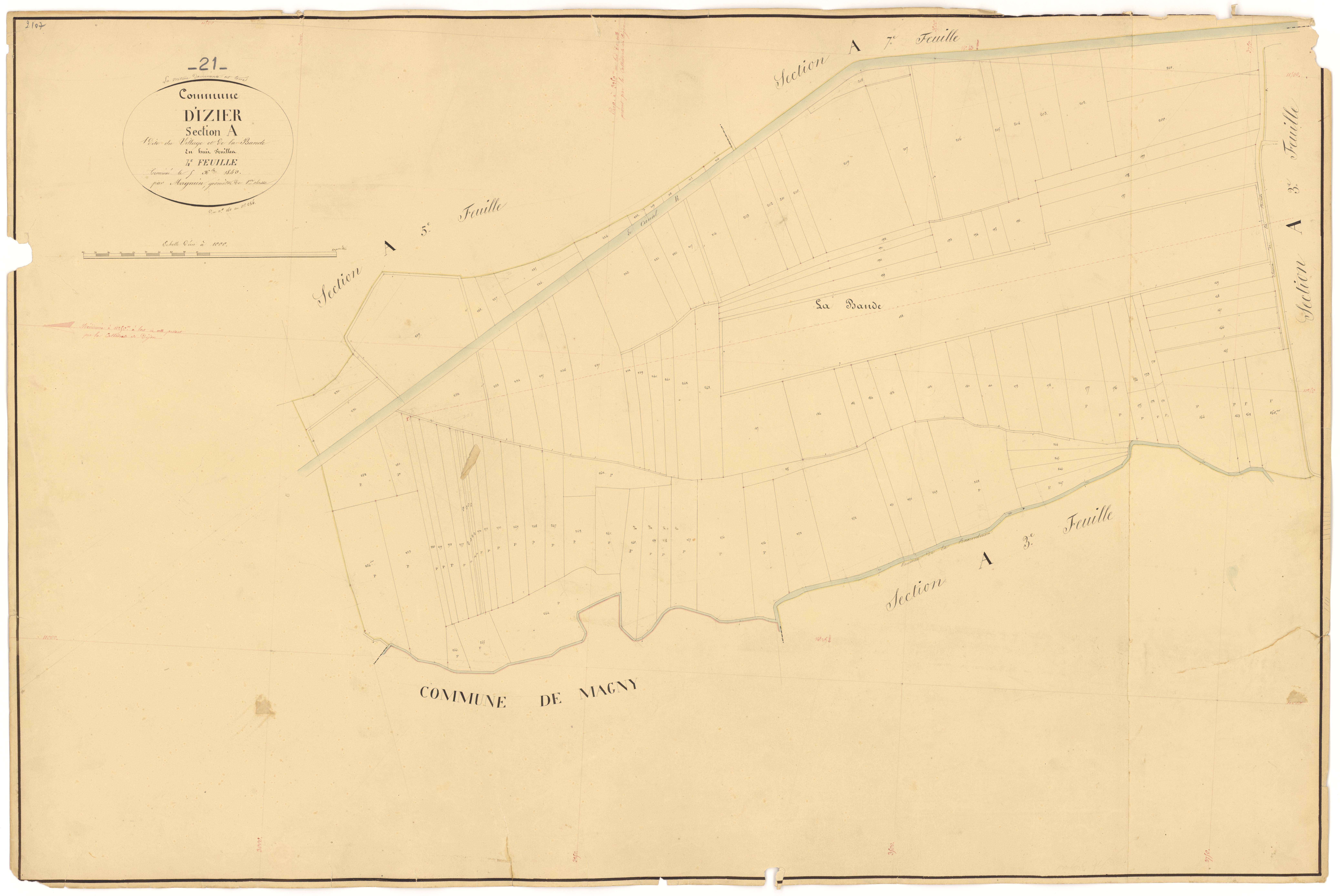 Izier - Section A4 - 3 P PLAN 328/5