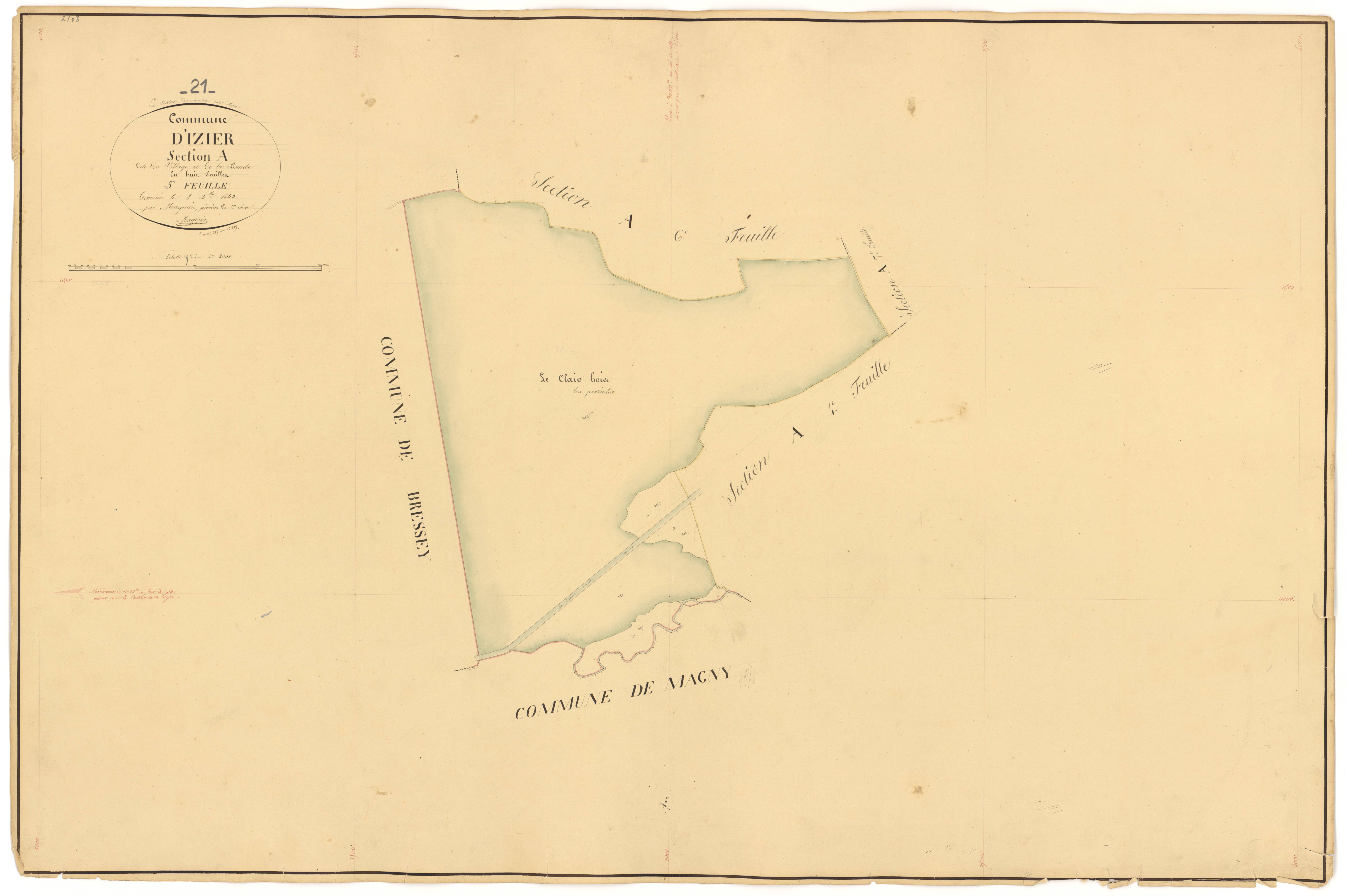 Izier - Section A5 - 3 P PLAN 328/6
