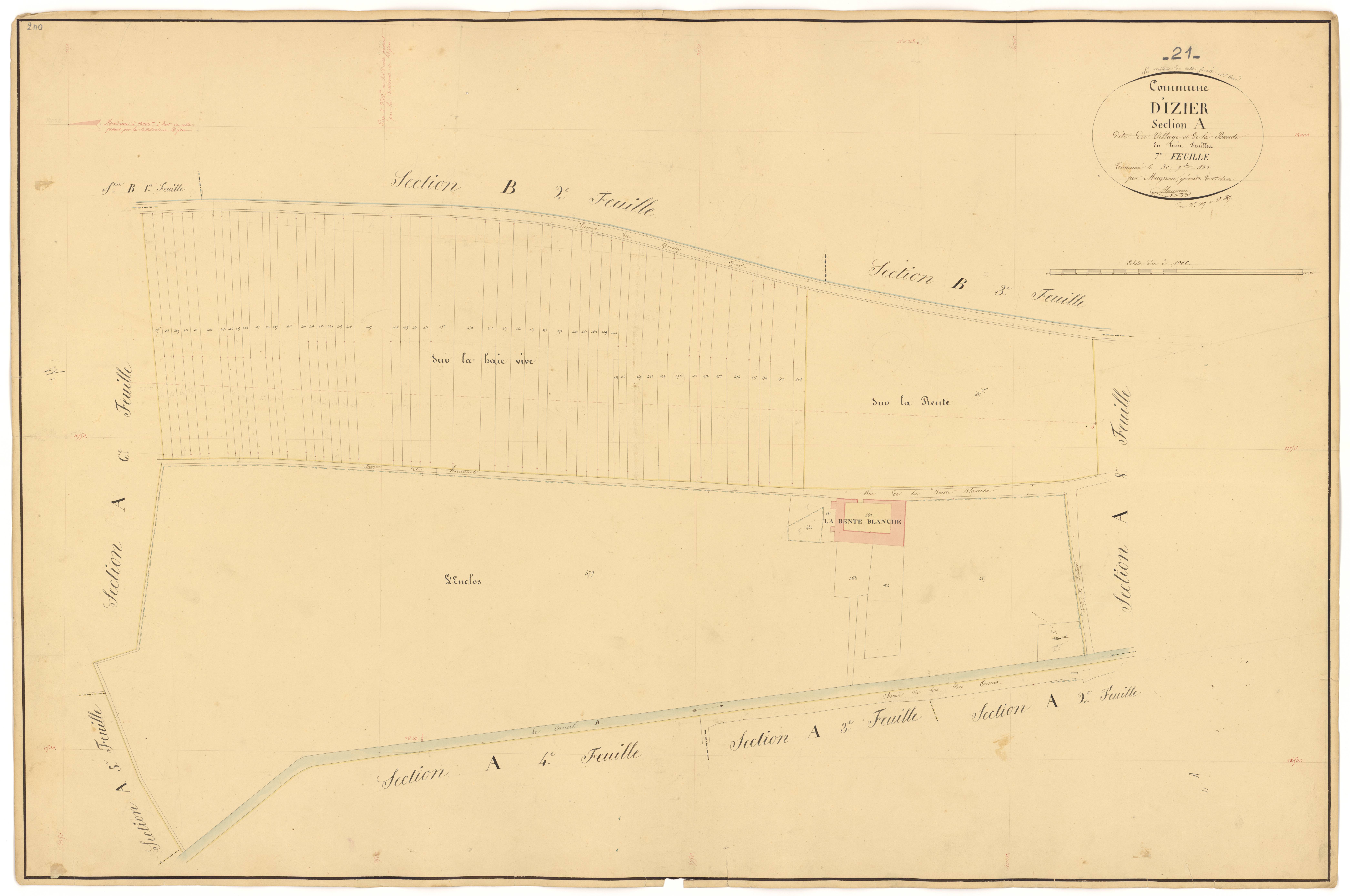 Izier - Section A7 - 3 P PLAN 328/8