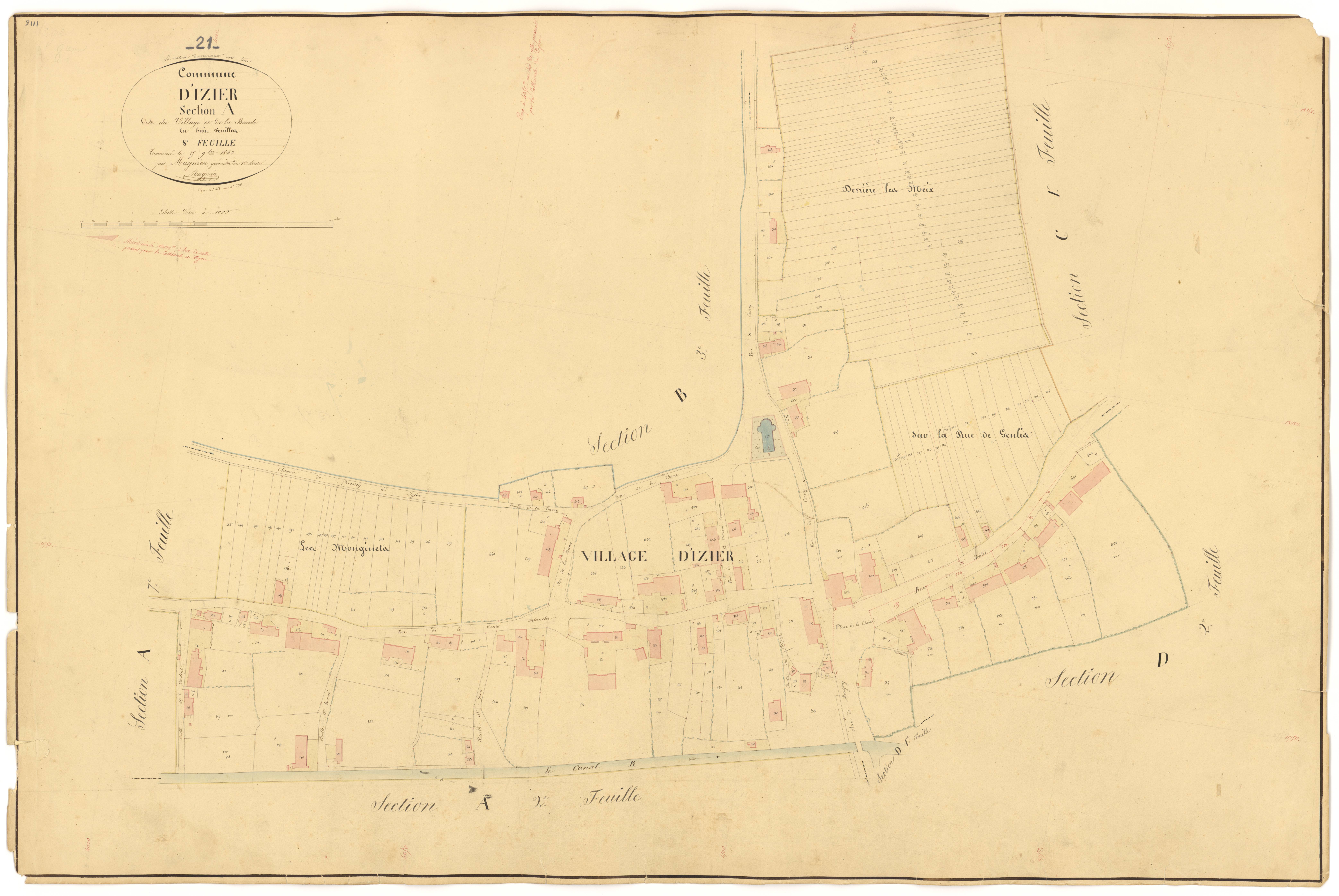 Izier - Section A8 - 3 P PLAN 328/9