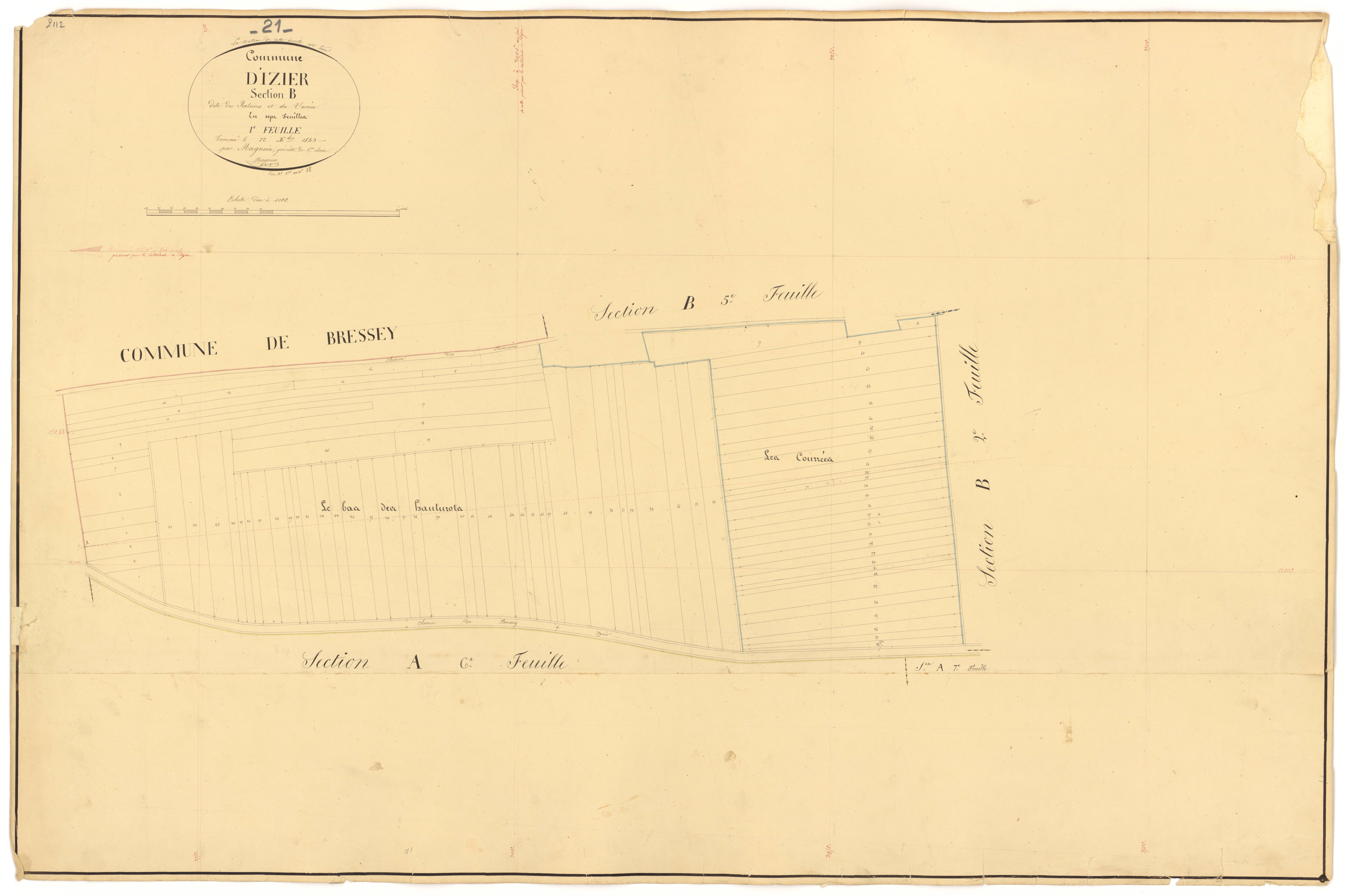 Izier - Section B1 - 3 P PLAN 328/10