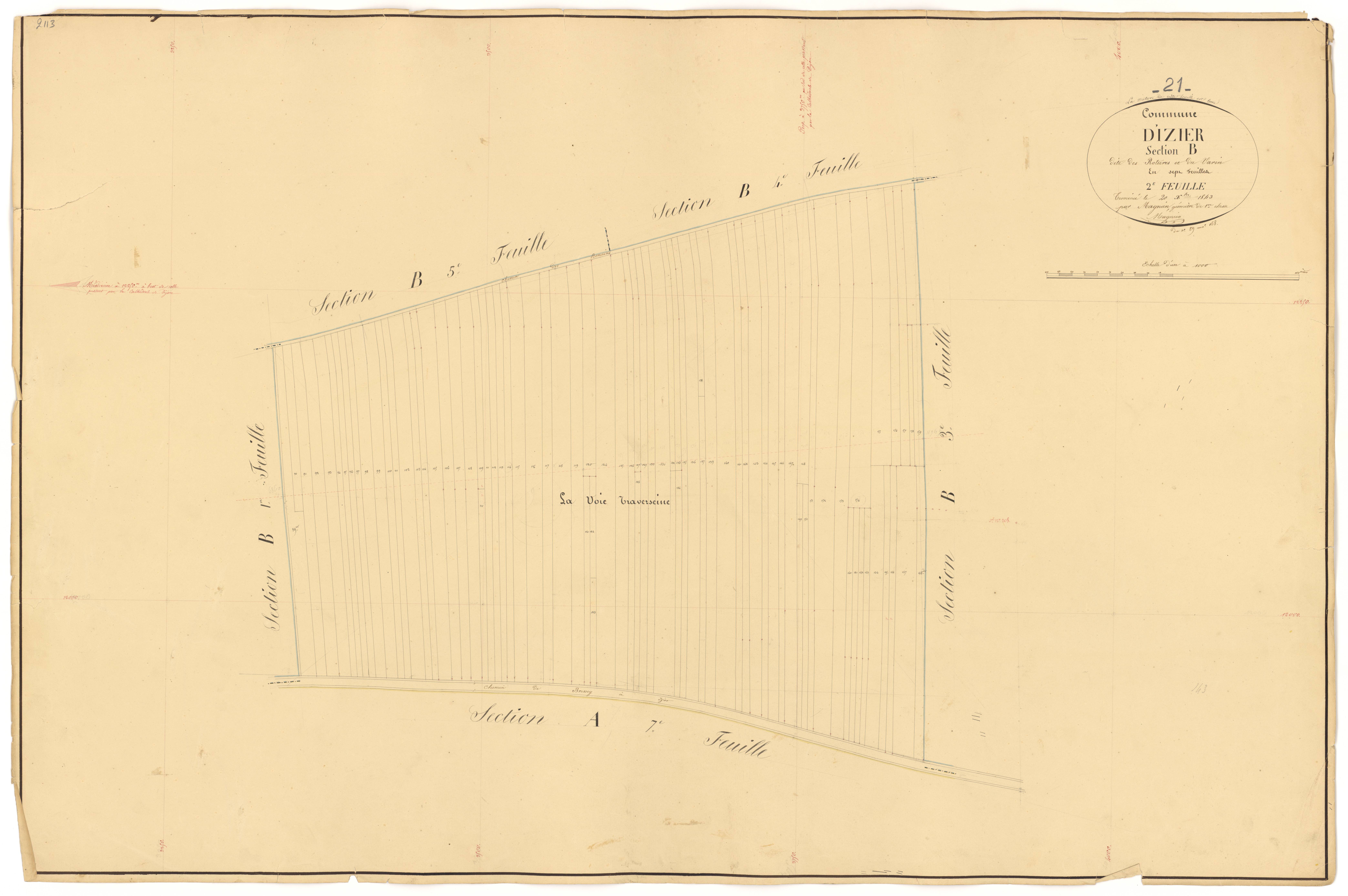 Izier - Section B2 - 3 P PLAN 328/11
