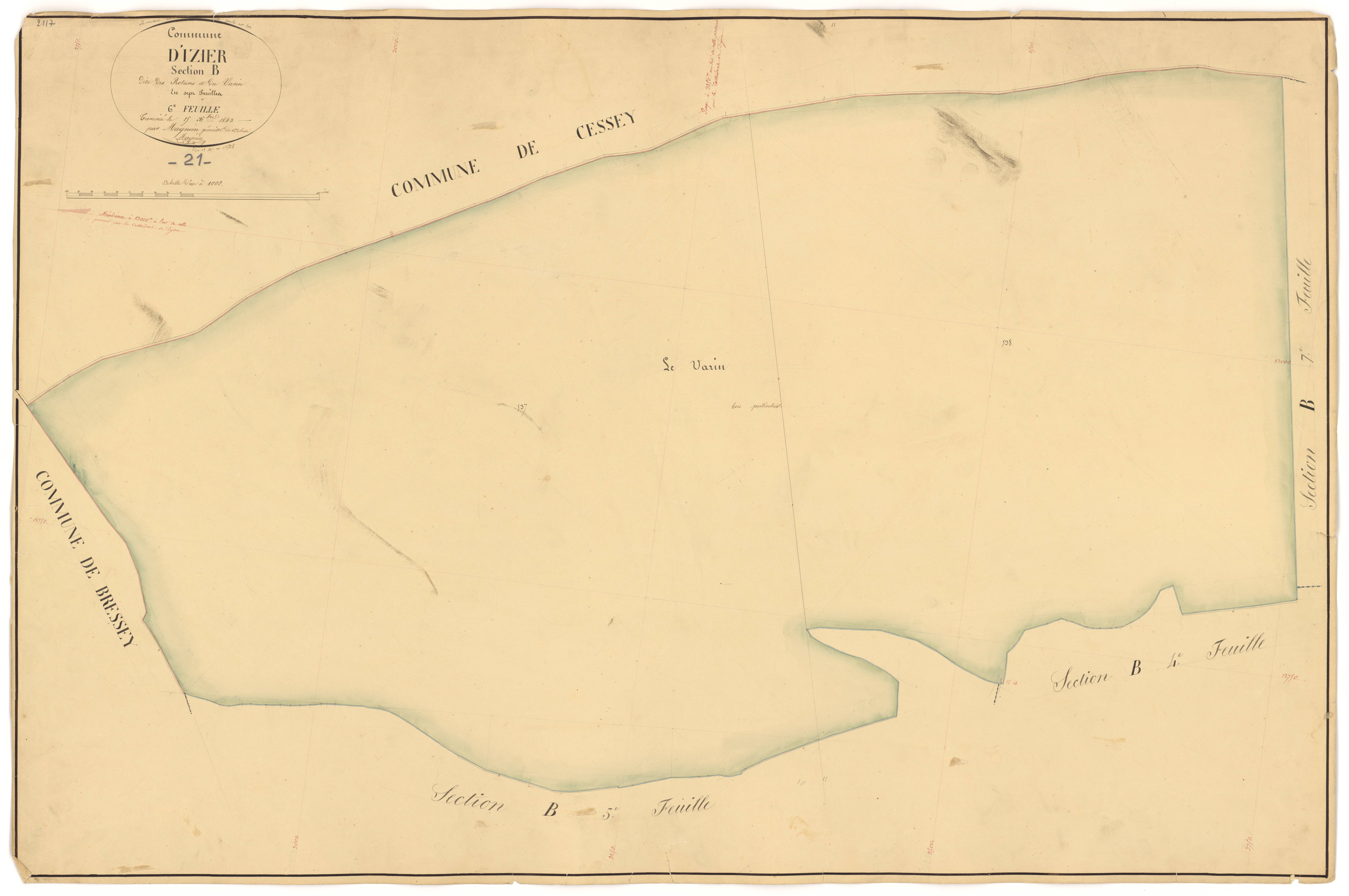 Izier - Section B6 - 3 P PLAN 328/15