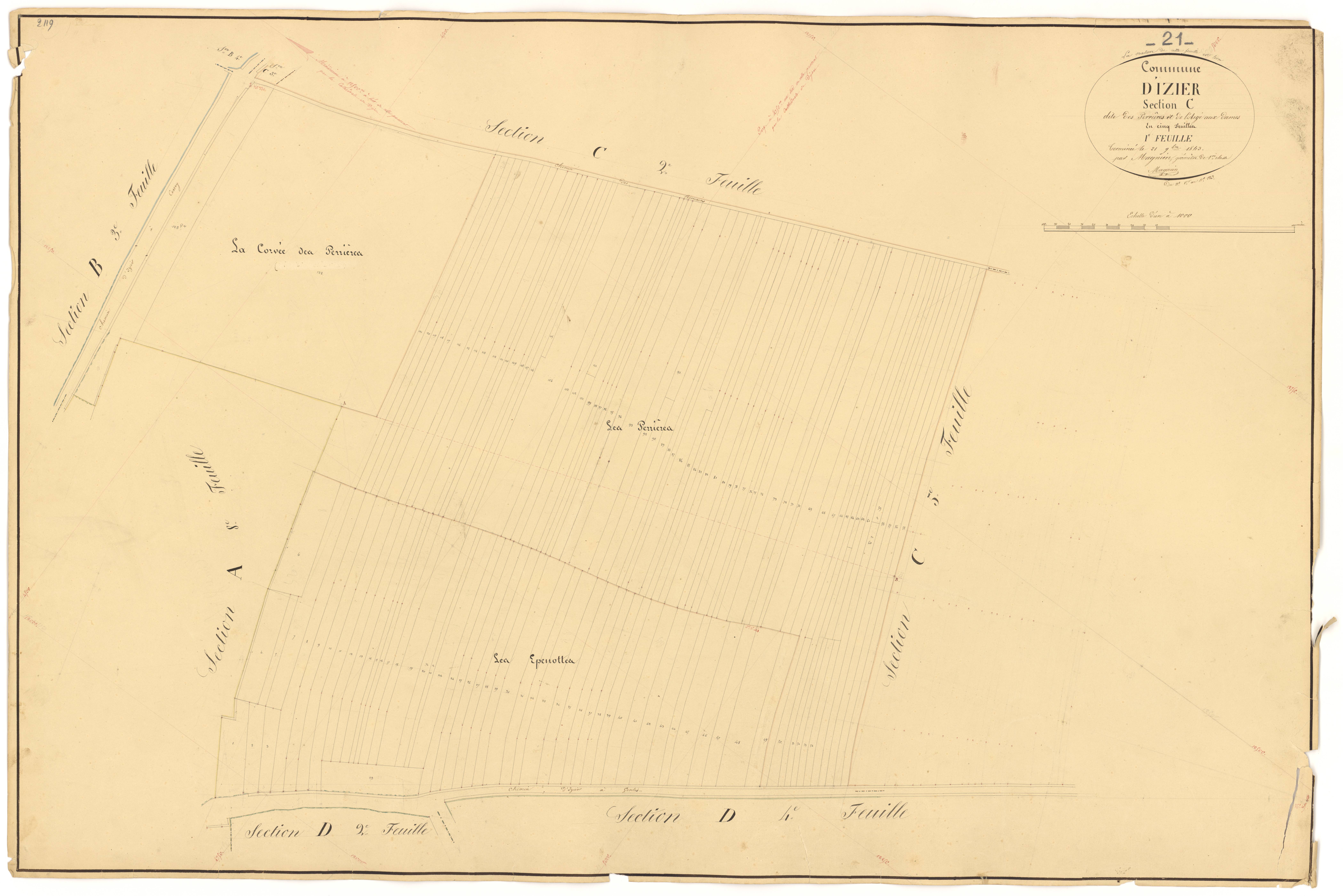 Izier - Section C1 - 3 P PLAN 328/17