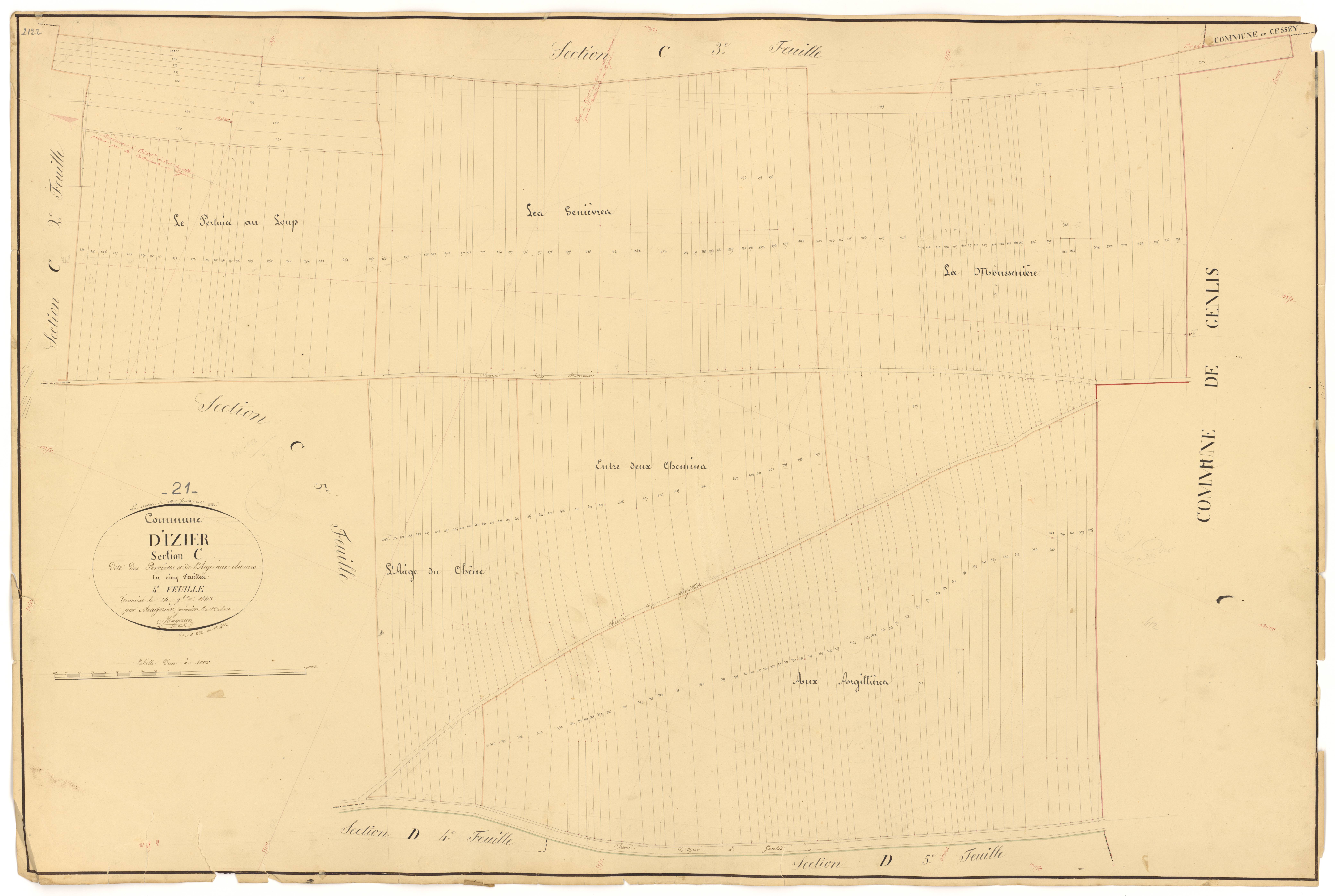 Izier - Section C4 - 3 P PLAN 328/20