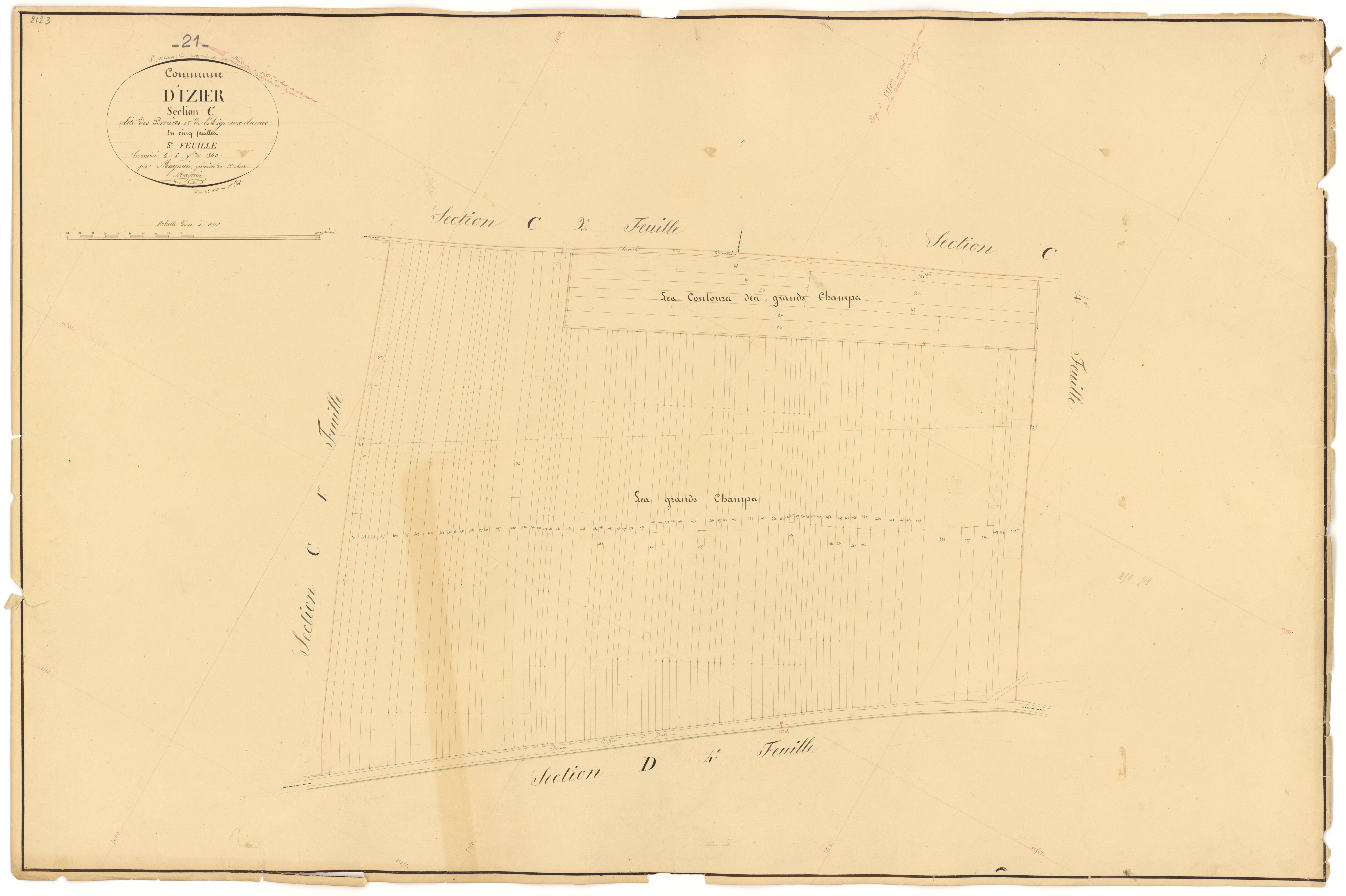 Izier - Section C5 - 3 P PLAN 328/21