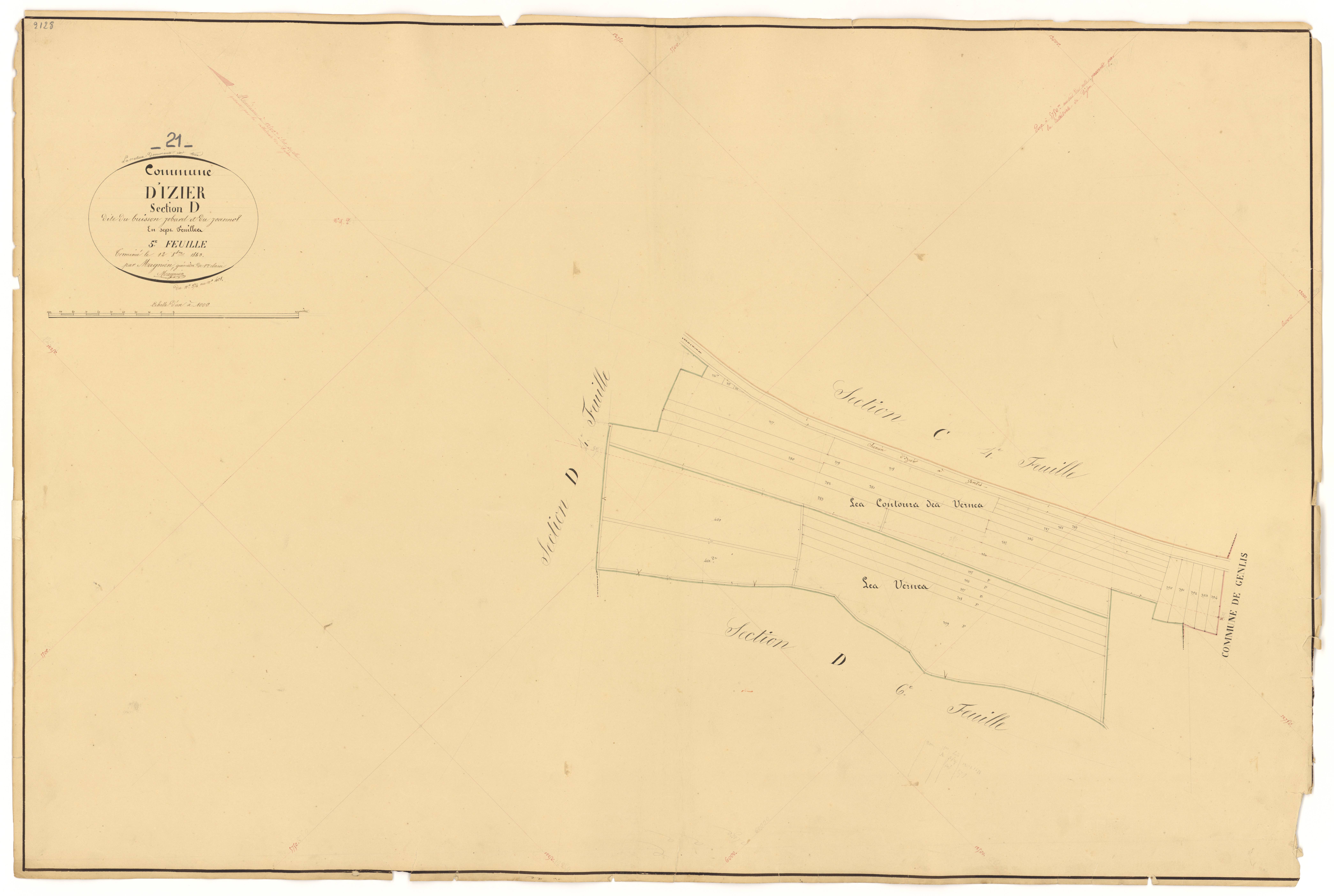 Izier - Section D5 - 3 P PLAN 328/26