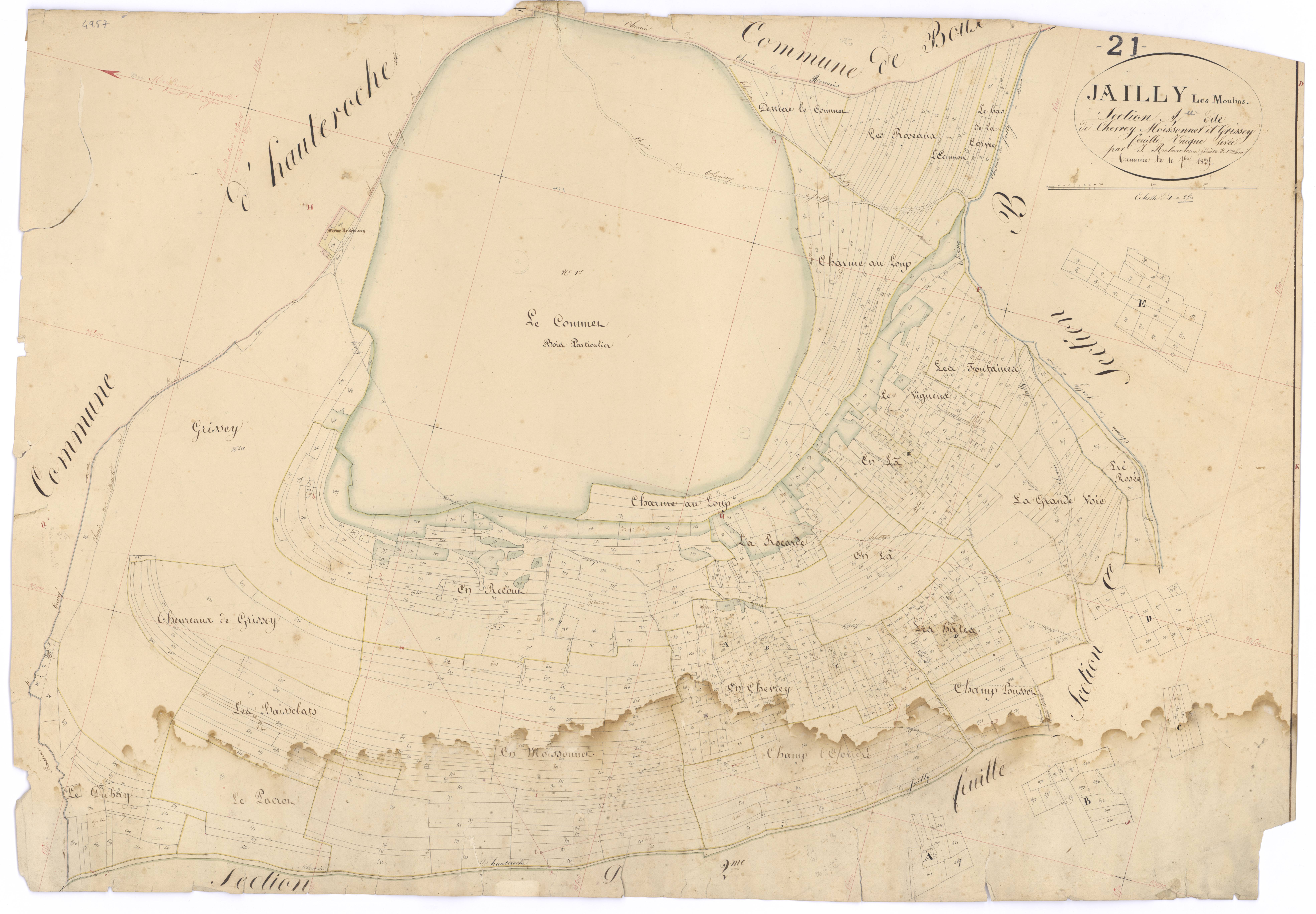 Jailly-les-Moulins - Section A - 3 P PLAN 329/2