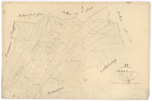 Jailly-les-Moulins - Section C - 3 P PLAN 329/4