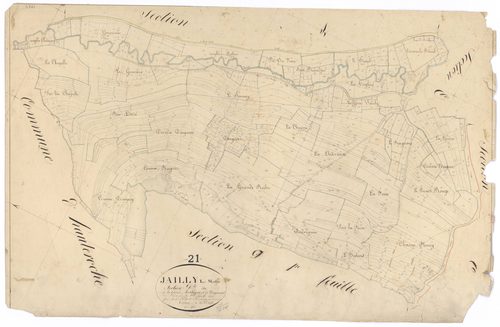 Jailly-les-Moulins - Section D2 - 3 P PLAN 329/6