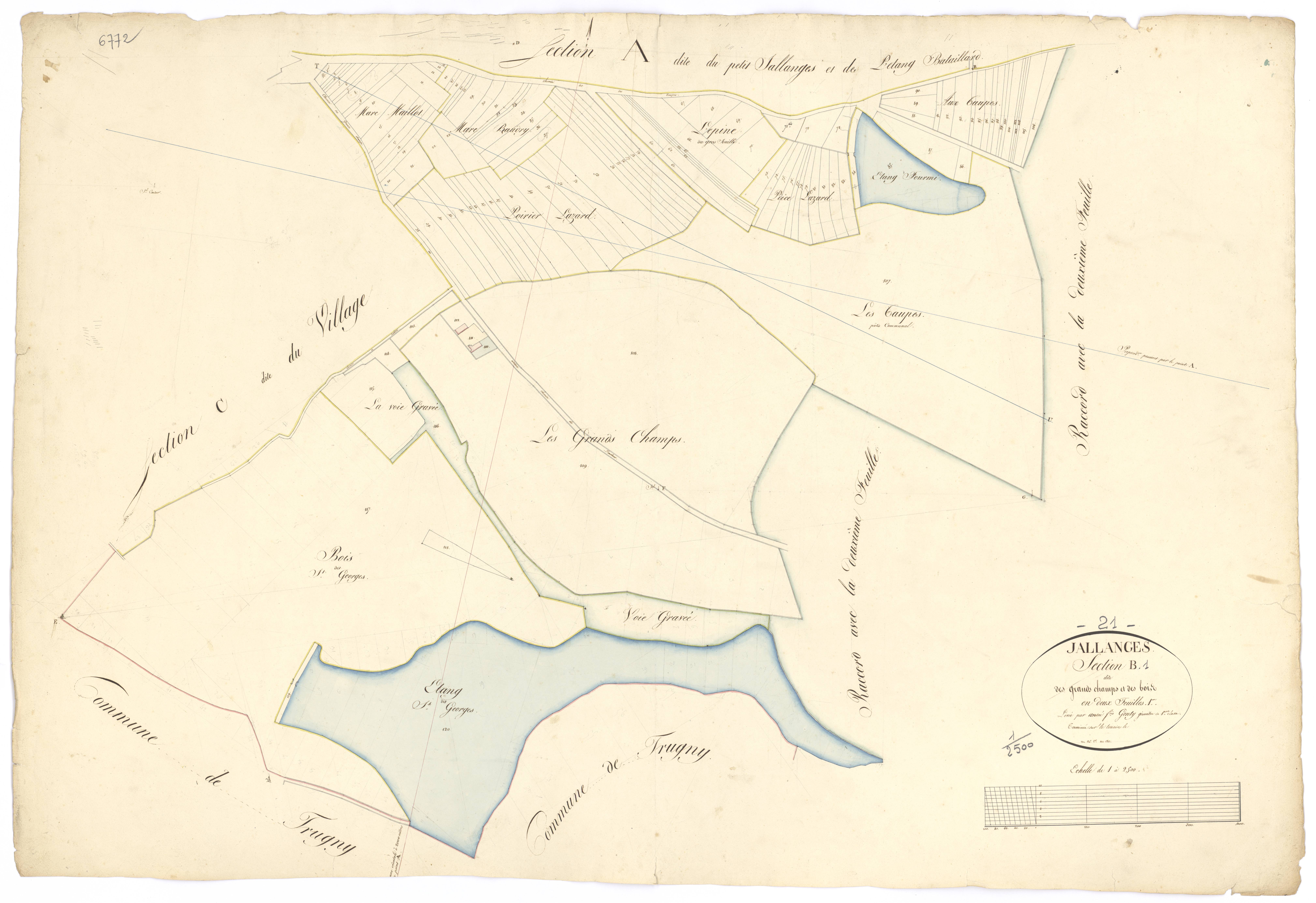 Jallanges - Section B1 - 3 P PLAN 330/3