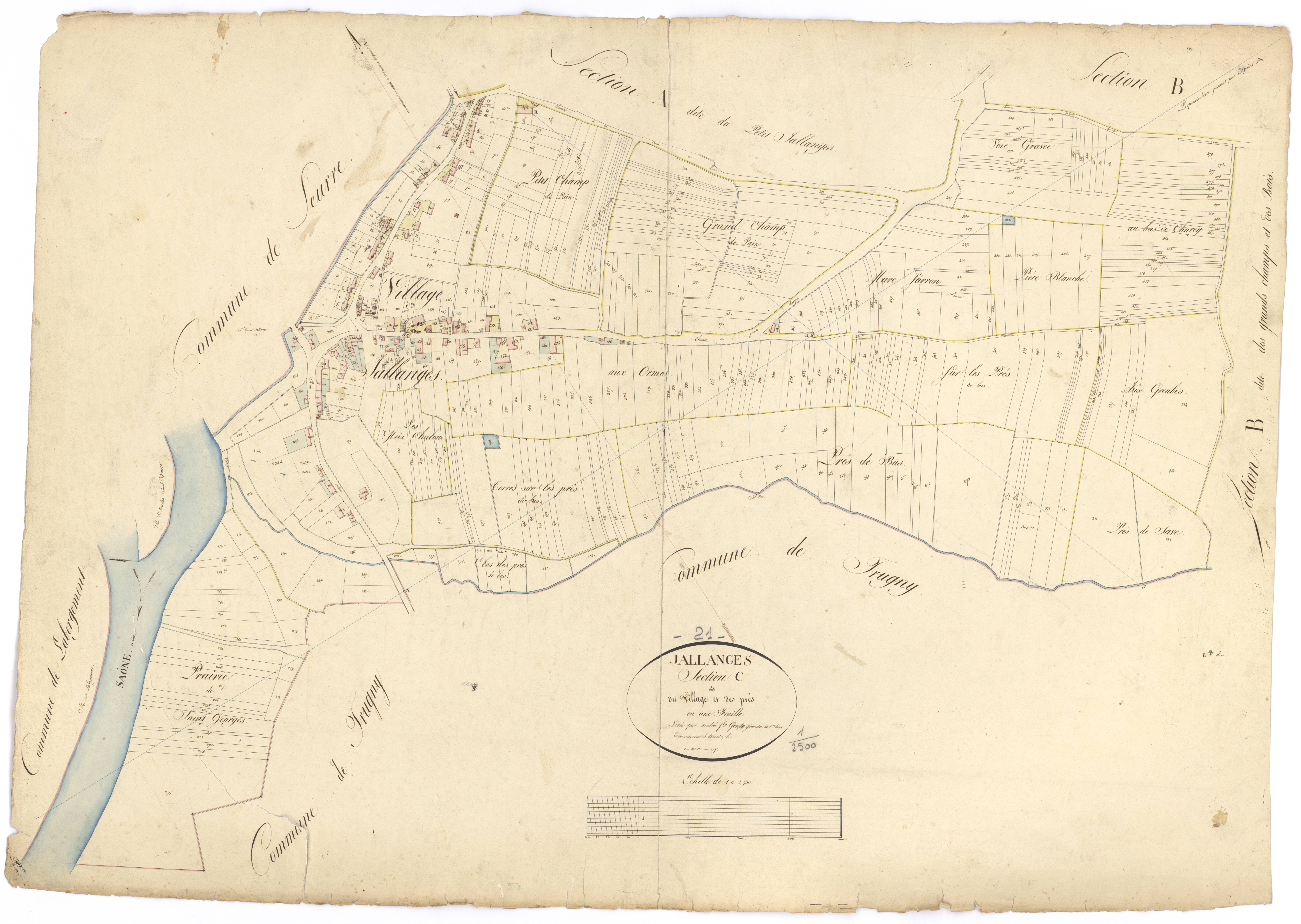 Jallanges - Section C - 3 P PLAN 330/5