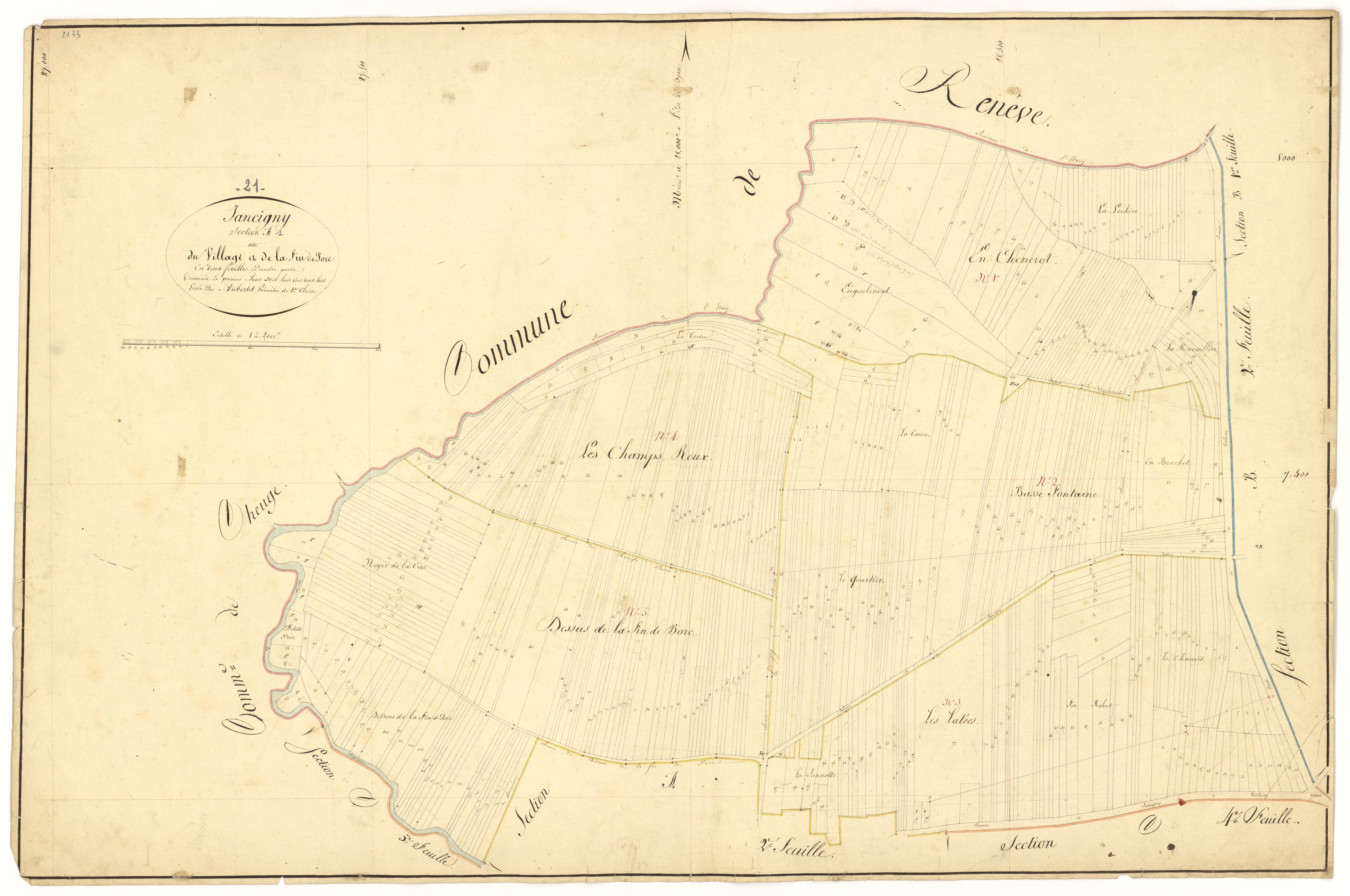 Jancigny - Section A1 - 3 P PLAN 331/3
