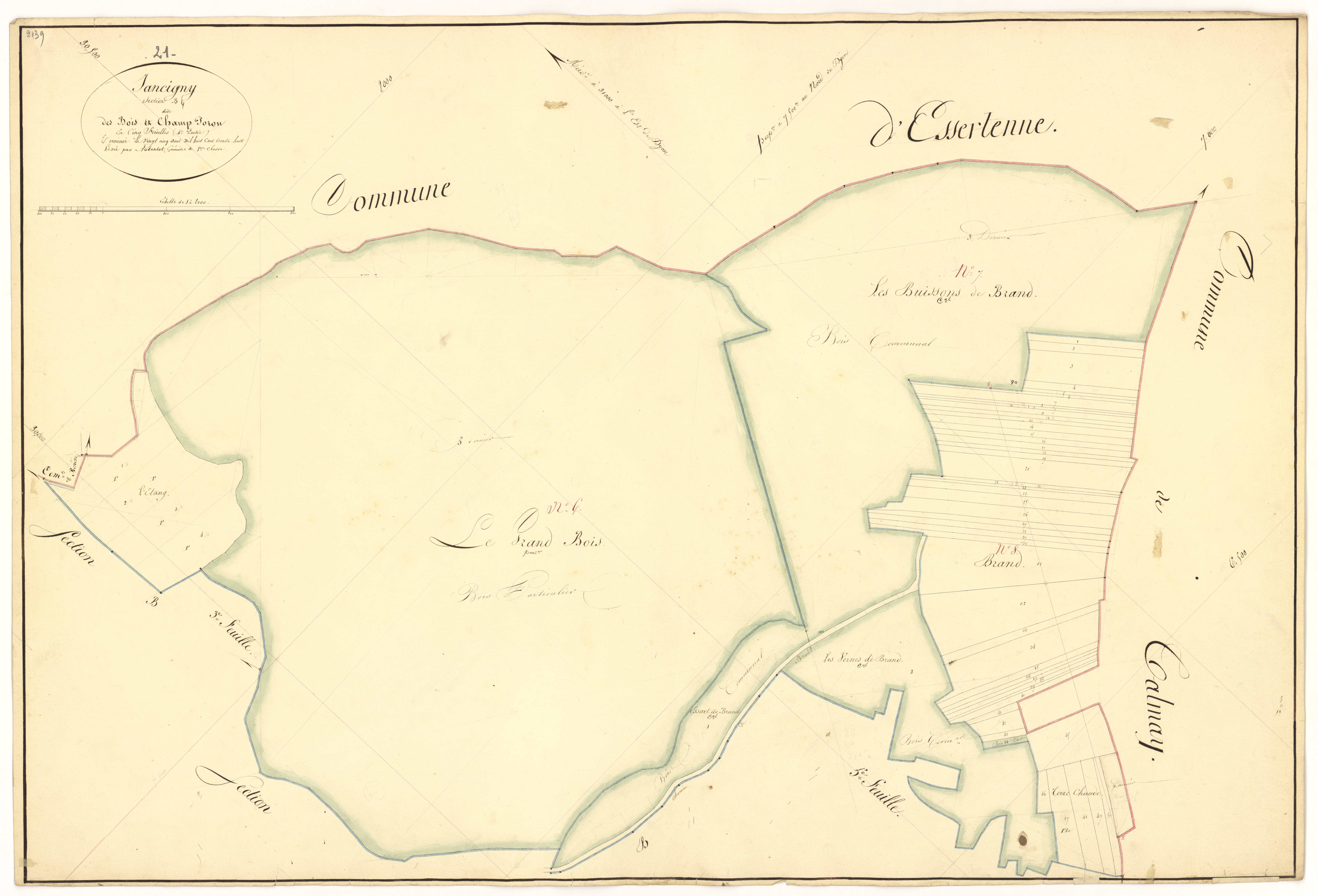 Jancigny - Section B4 - 3 P PLAN 331/9