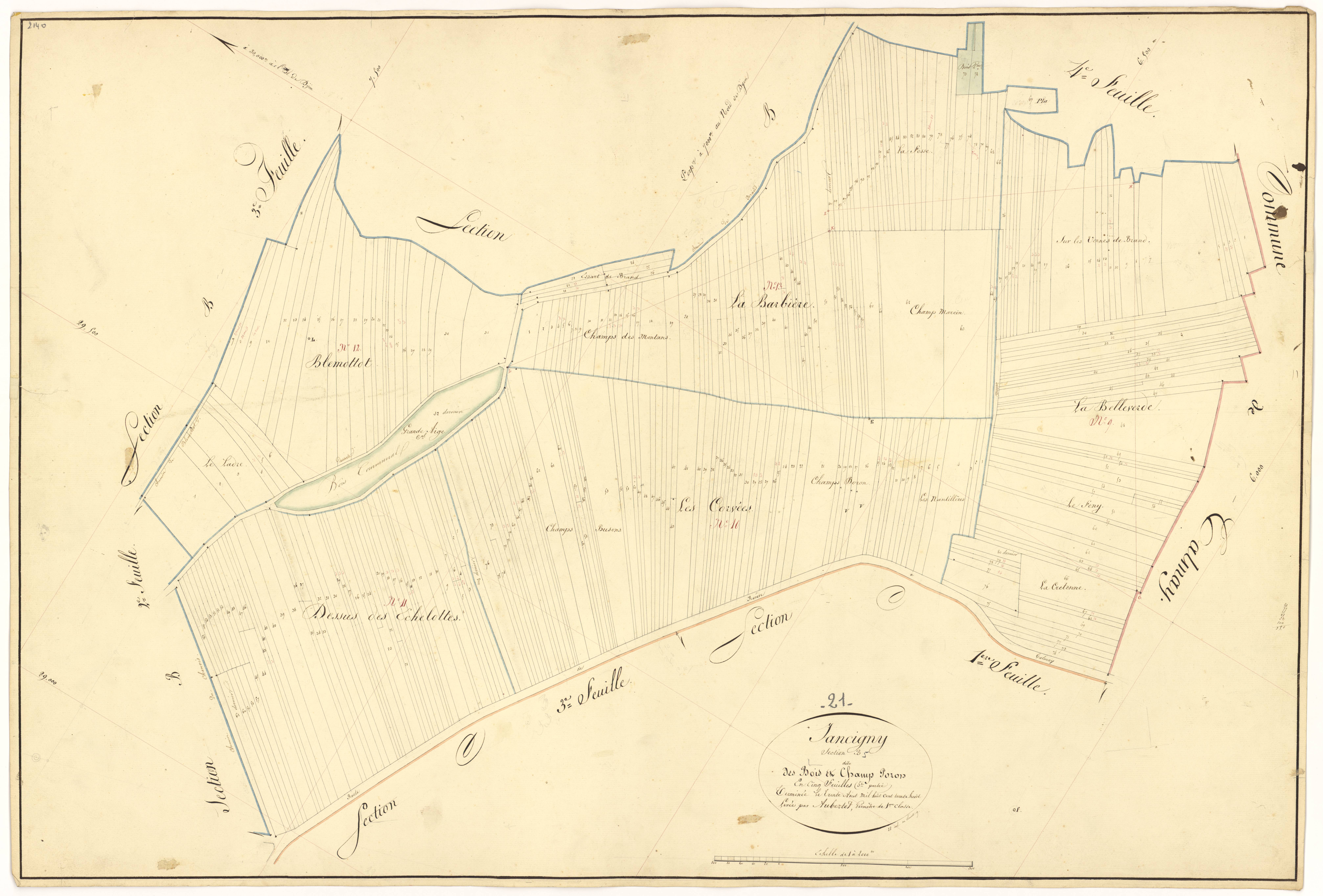 Jancigny - Section B5 - 3 P PLAN 331/10