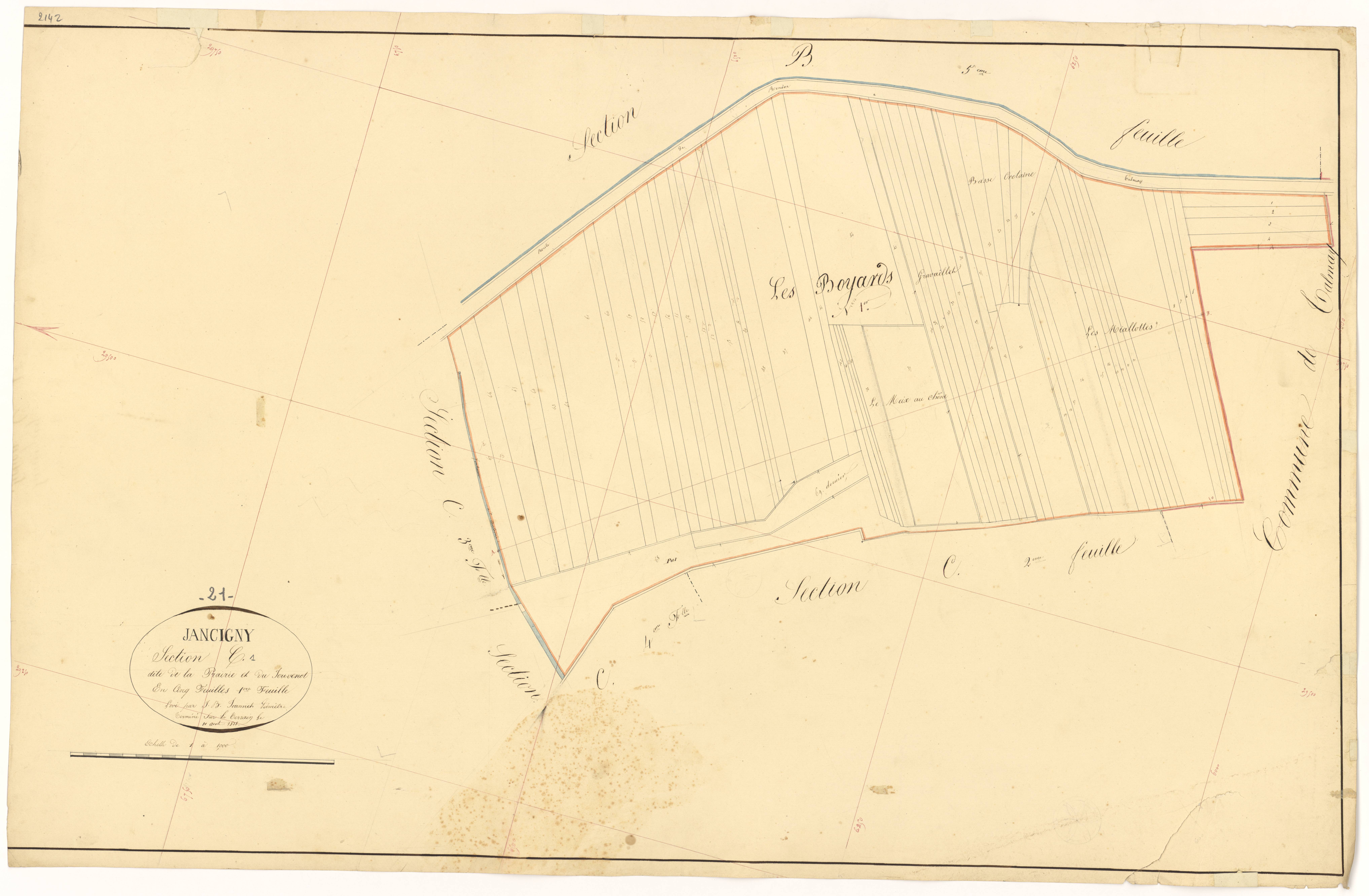 Jancigny - Section C1 - 3 P PLAN 331/12