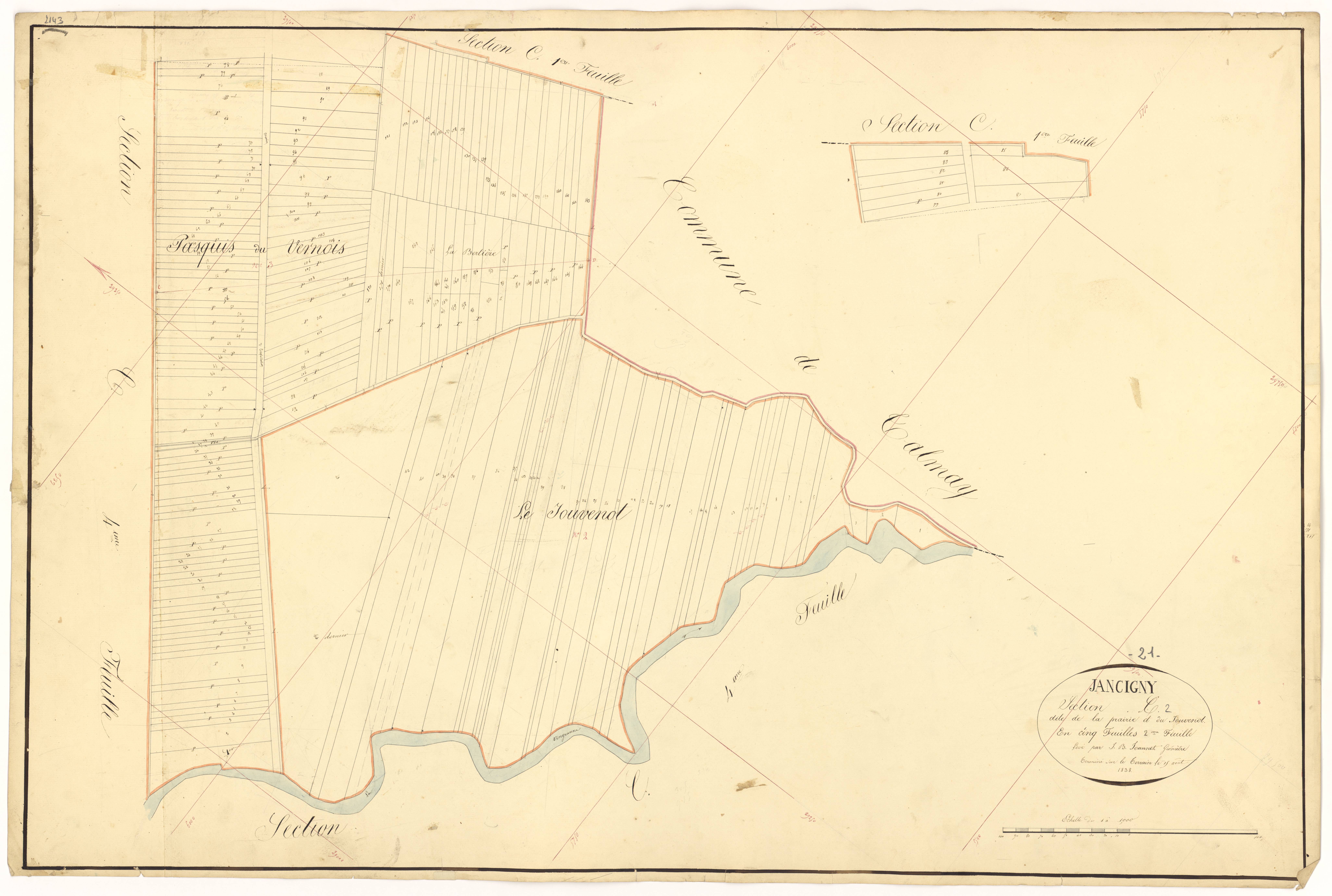 Jancigny - Section C2 - 3 P PLAN 331/13