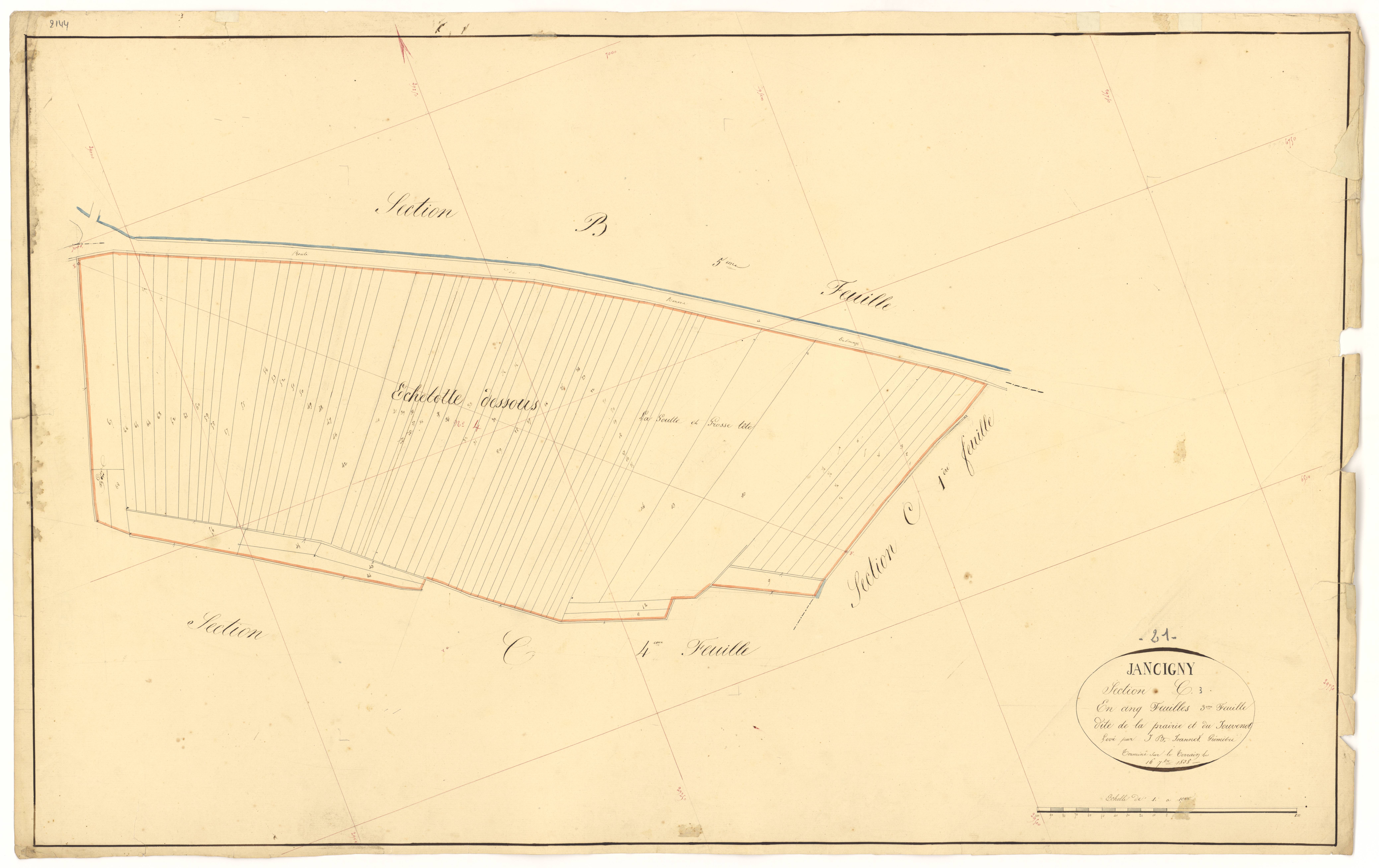 Jancigny - Section C3 - 3 P PLAN 331/14