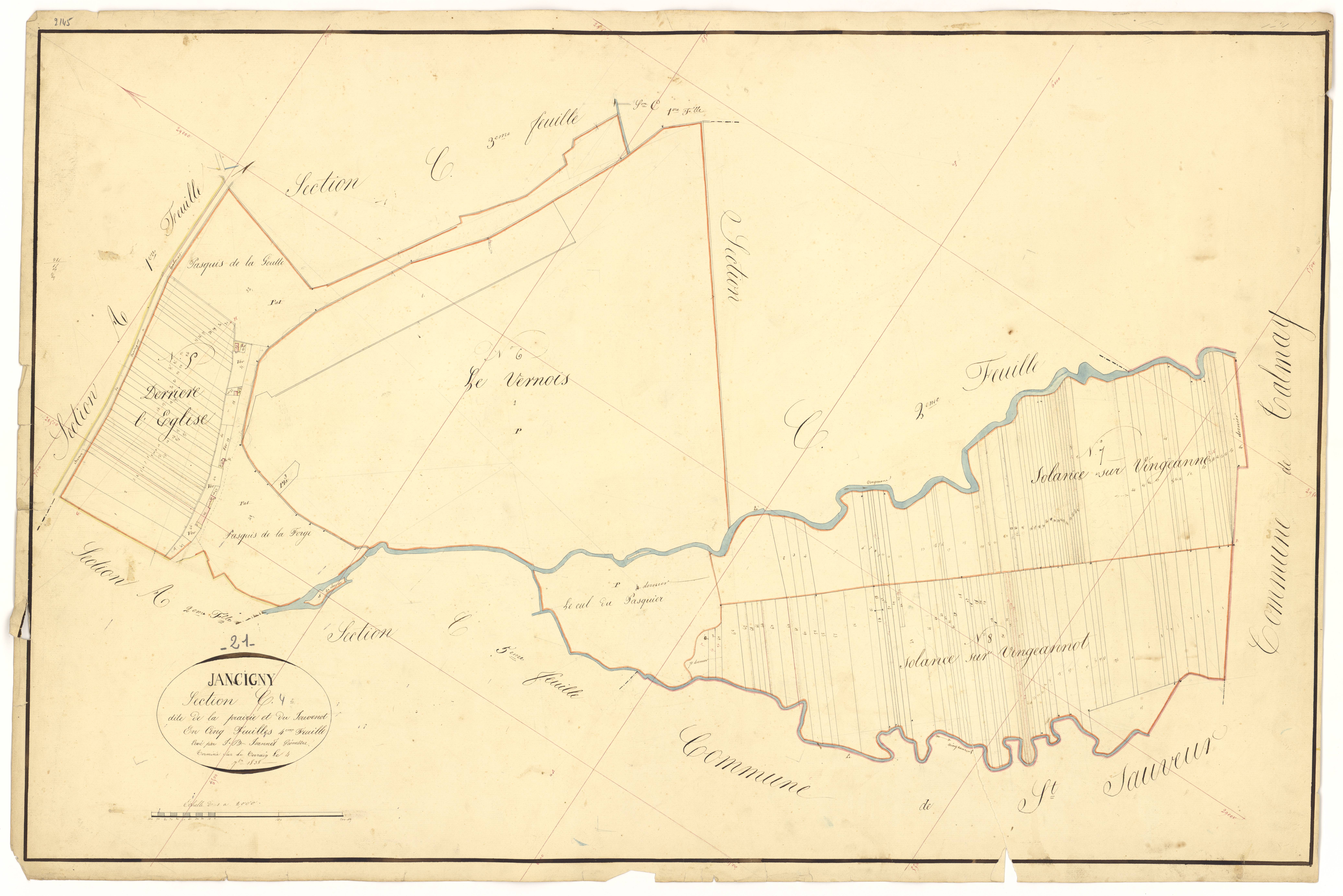 Jancigny - Section C4 - 3 P PLAN 331/15