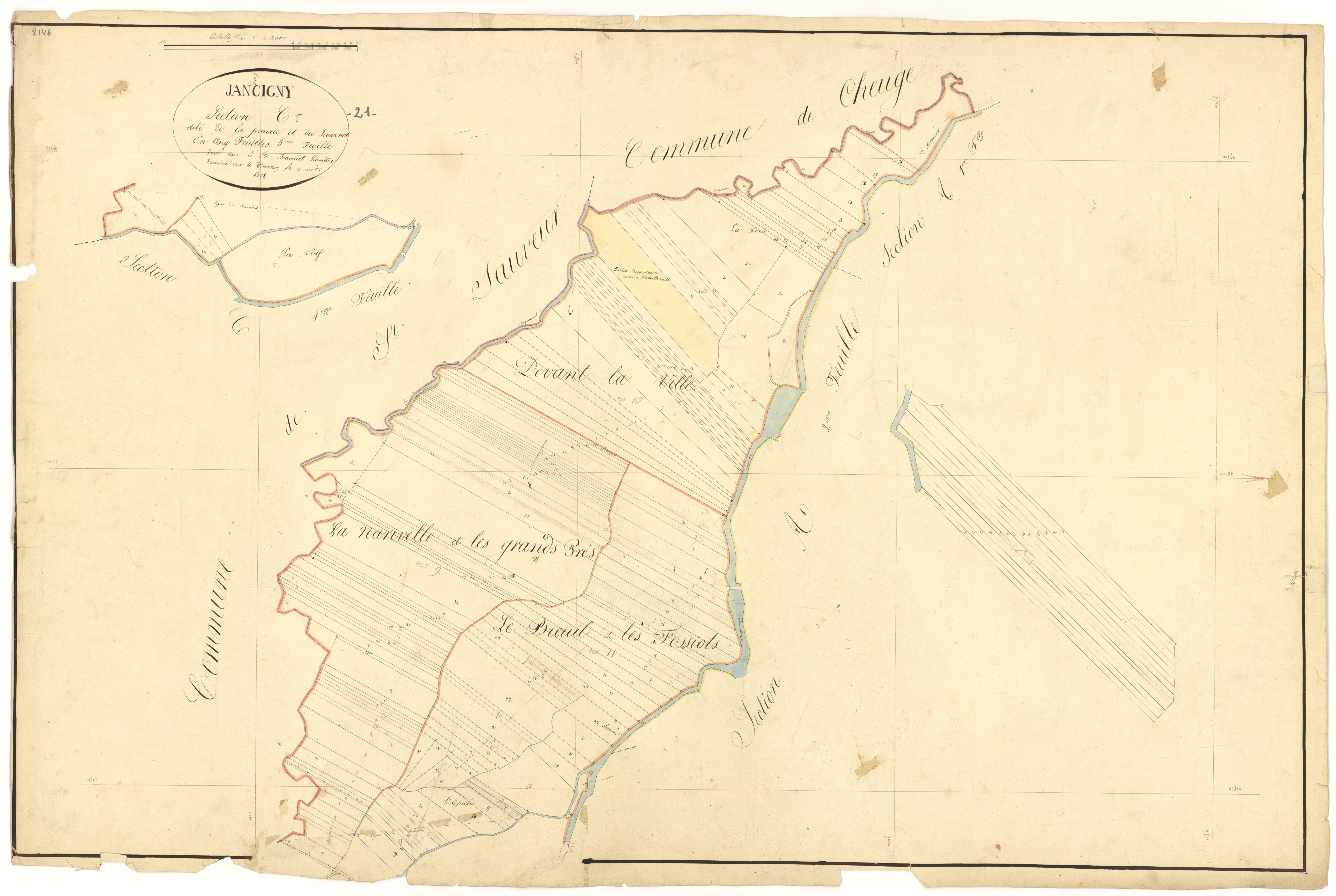 Jancigny - Section C5 - 3 P PLAN 331/16