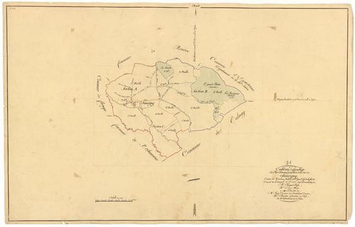 Jancigny - Tableau d'assemblage - 3 P PLAN 331/1