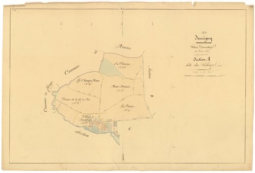 Jancigny - Section A (tableau d'assemblage) - 3 P PLAN 331/2