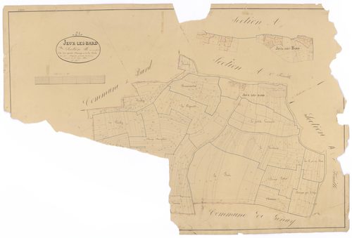 Jeux-lès-Bar - Section B - 3 P PLAN 332/4