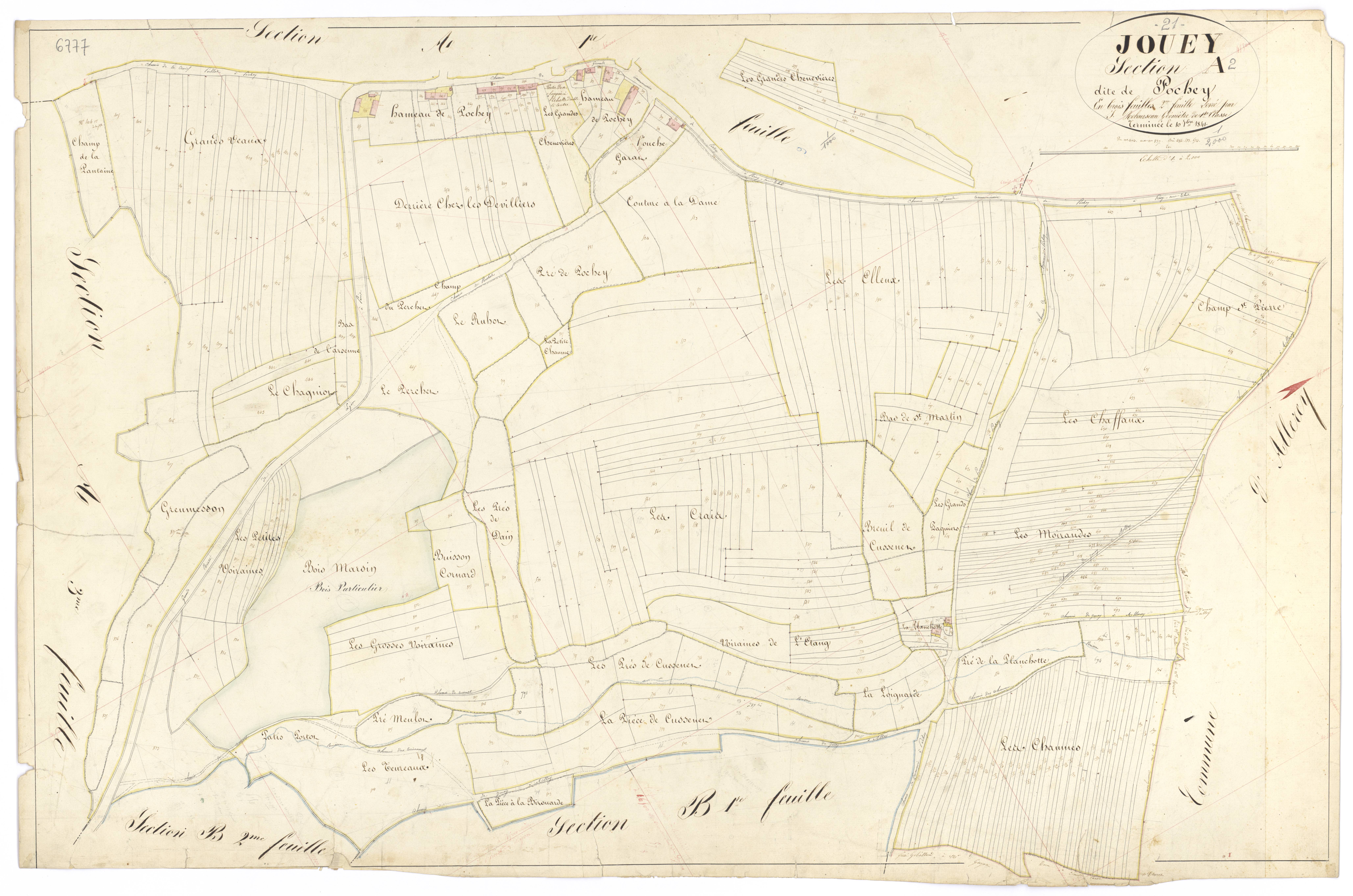 Jouey - Section A2 - 3 P PLAN 333/3