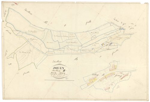 Jouey - Section B2 - 3 P PLAN 333/6