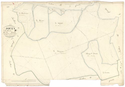 Jouey - Section B3 - 3 P PLAN 333/7