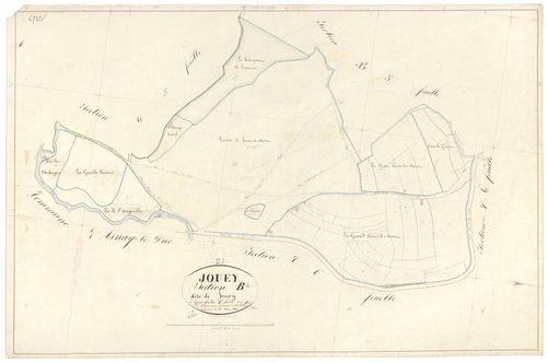 Jouey - Section B4 - 3 P PLAN 333/8