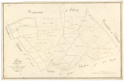 Jouey - Section C1 - 3 P PLAN 333/9