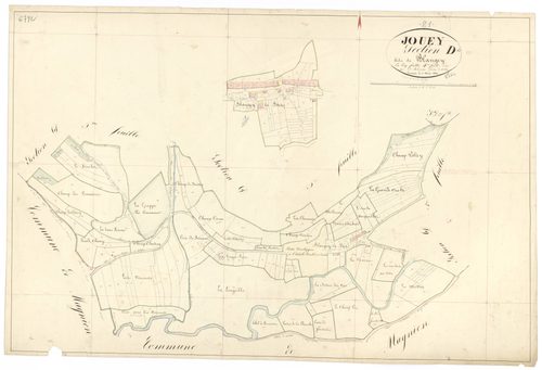 Jouey - Section D4 - 3 P PLAN 333/18