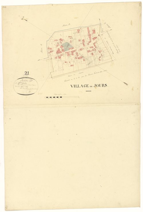 Jours-lès-Baigneux - Section D2 - 3 P PLAN 334/7