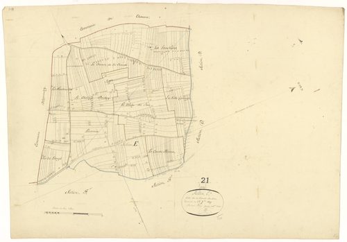 Jours-lès-Baigneux - Section E - 3 P PLAN 334/8