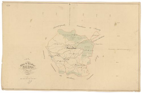Jours-en-Vaux - Tableau d'assemblage - 3 P PLAN 335/1