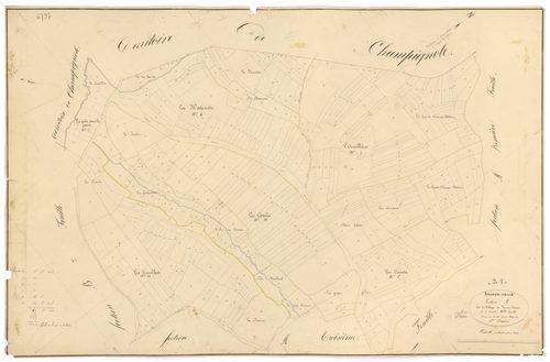 Jours-en-Vaux - Section A2 - 3 P PLAN 335/4