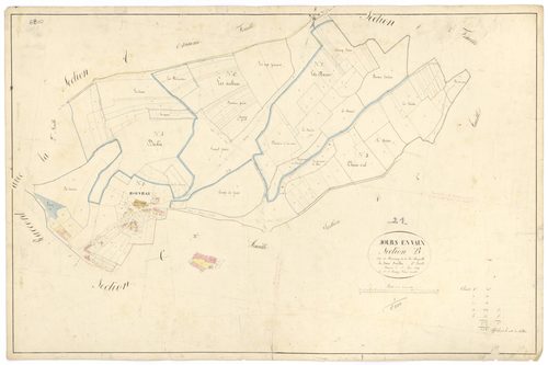 Jours-en-Vaux - Section B1 - 3 P PLAN 335/7