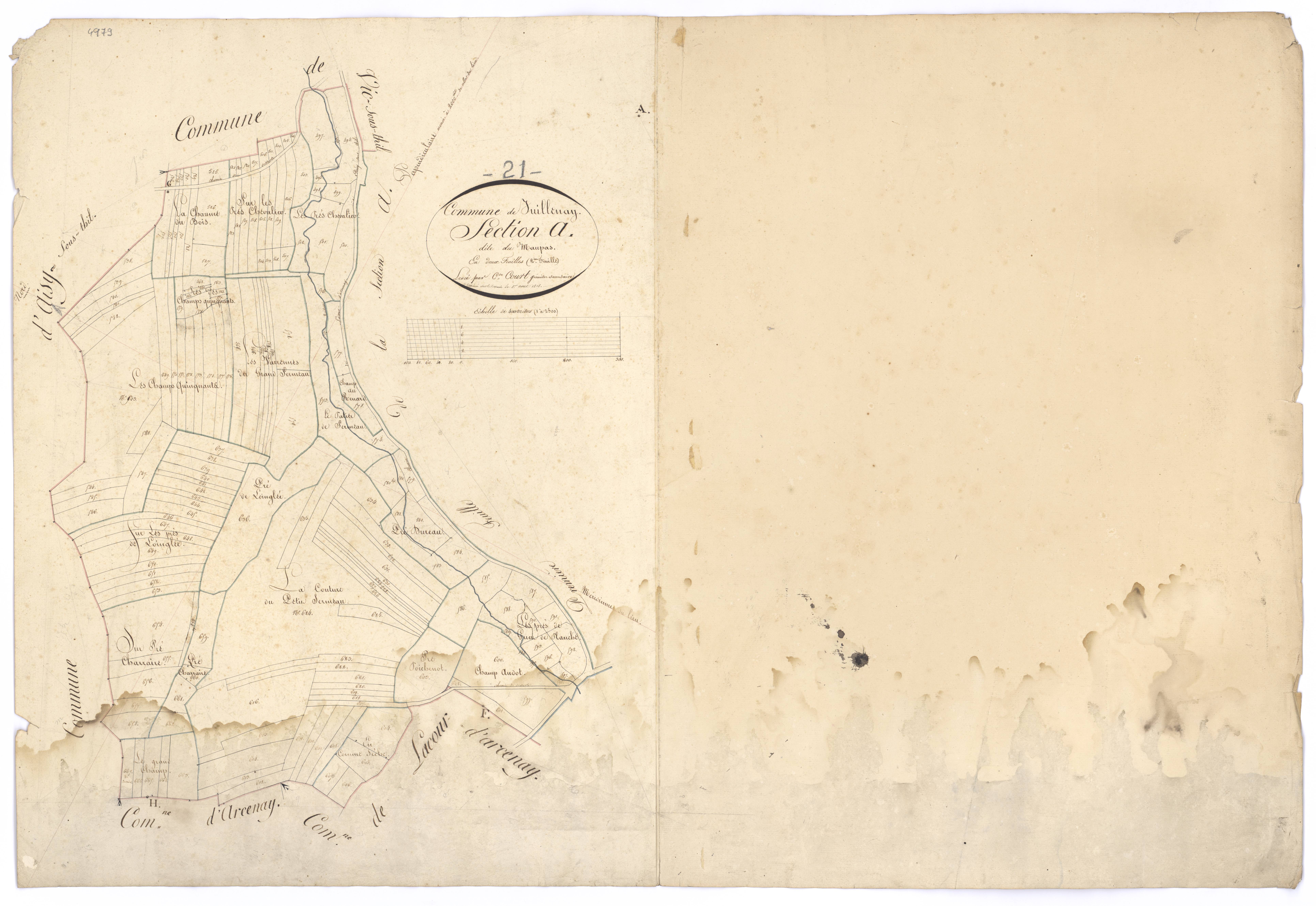 Juillenay - Section A2 - 3 P PLAN 336/3