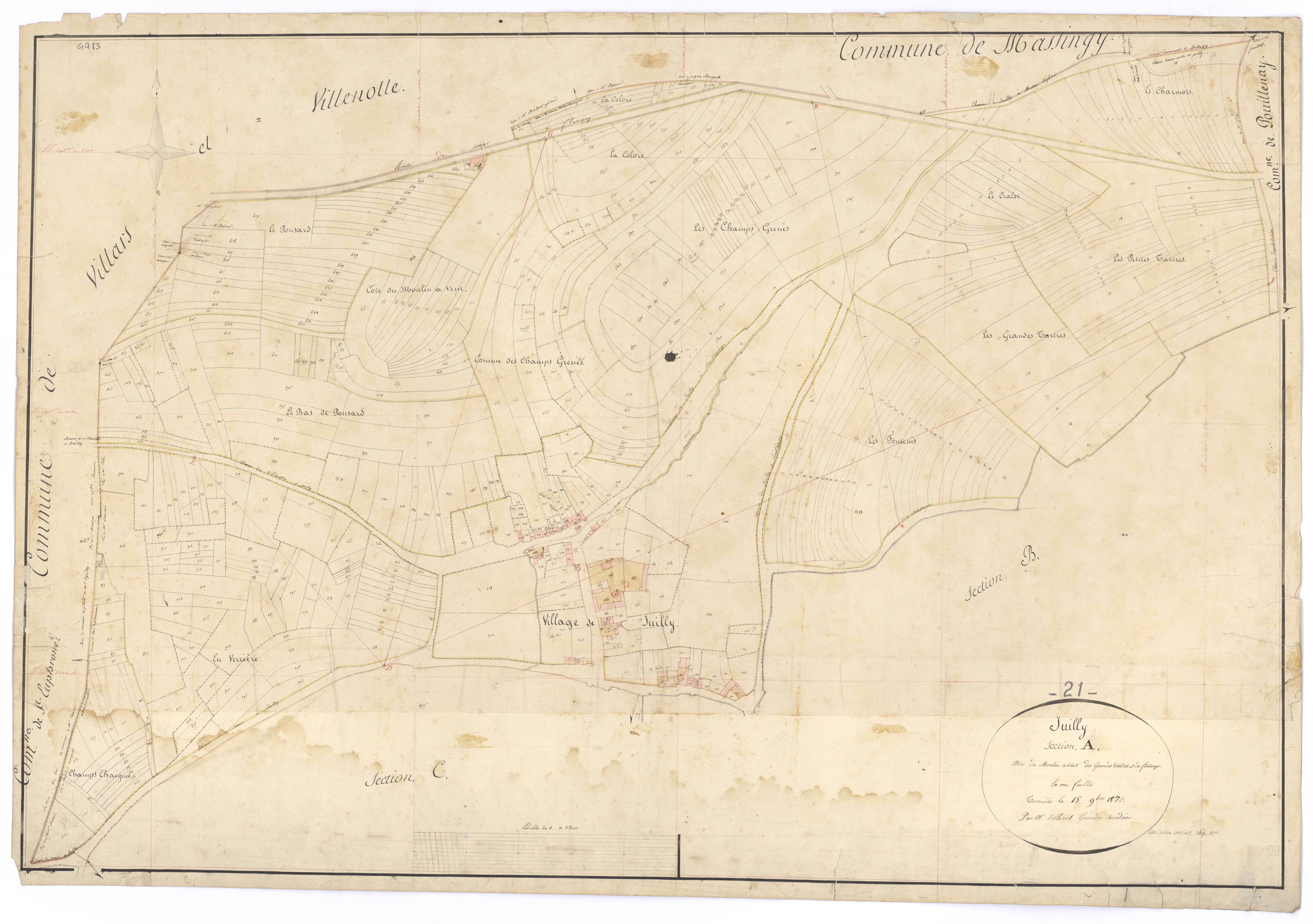 Juilly - Section A - 3 P PLAN 337/2