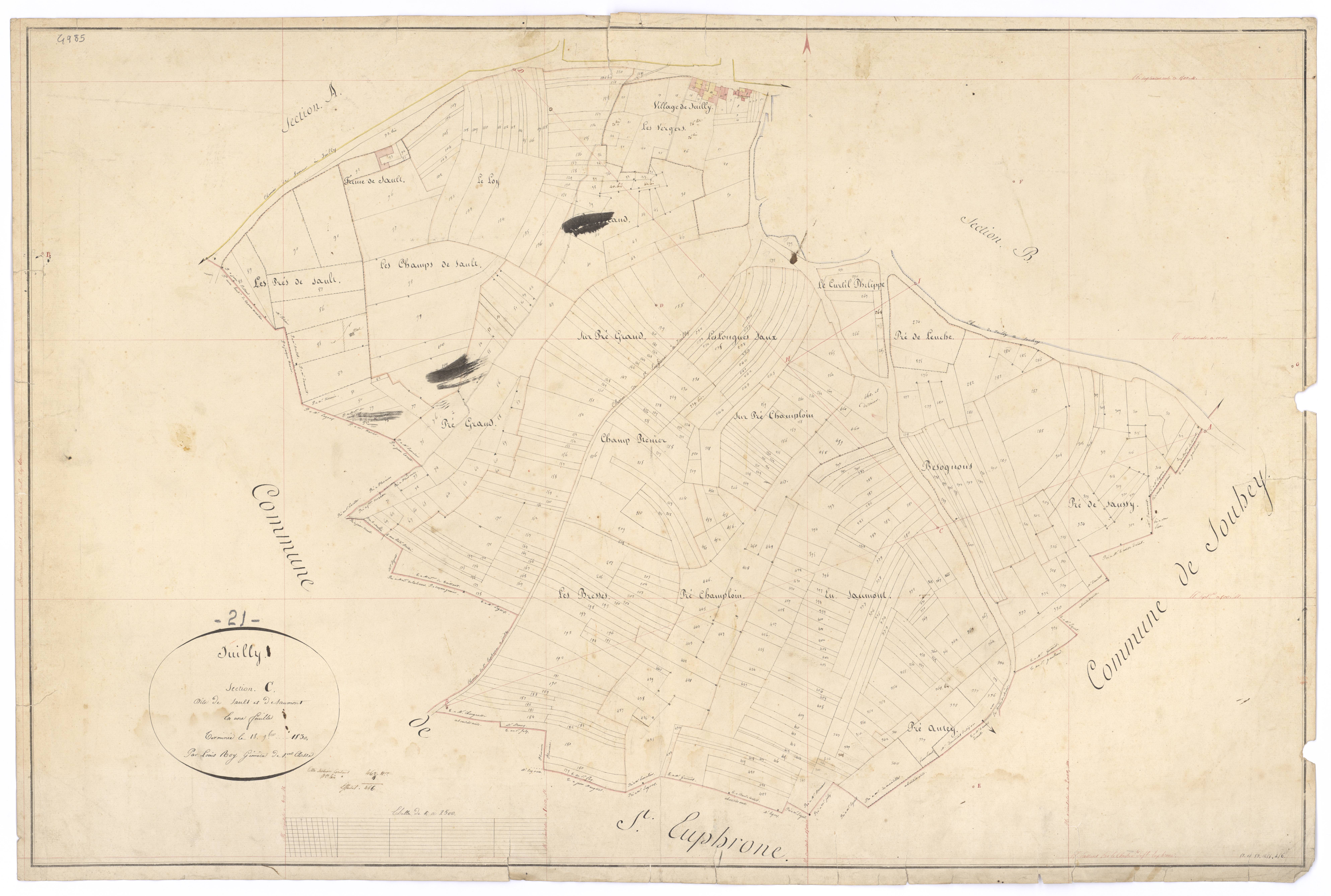 Juilly - Section C - 3 P PLAN 337/4