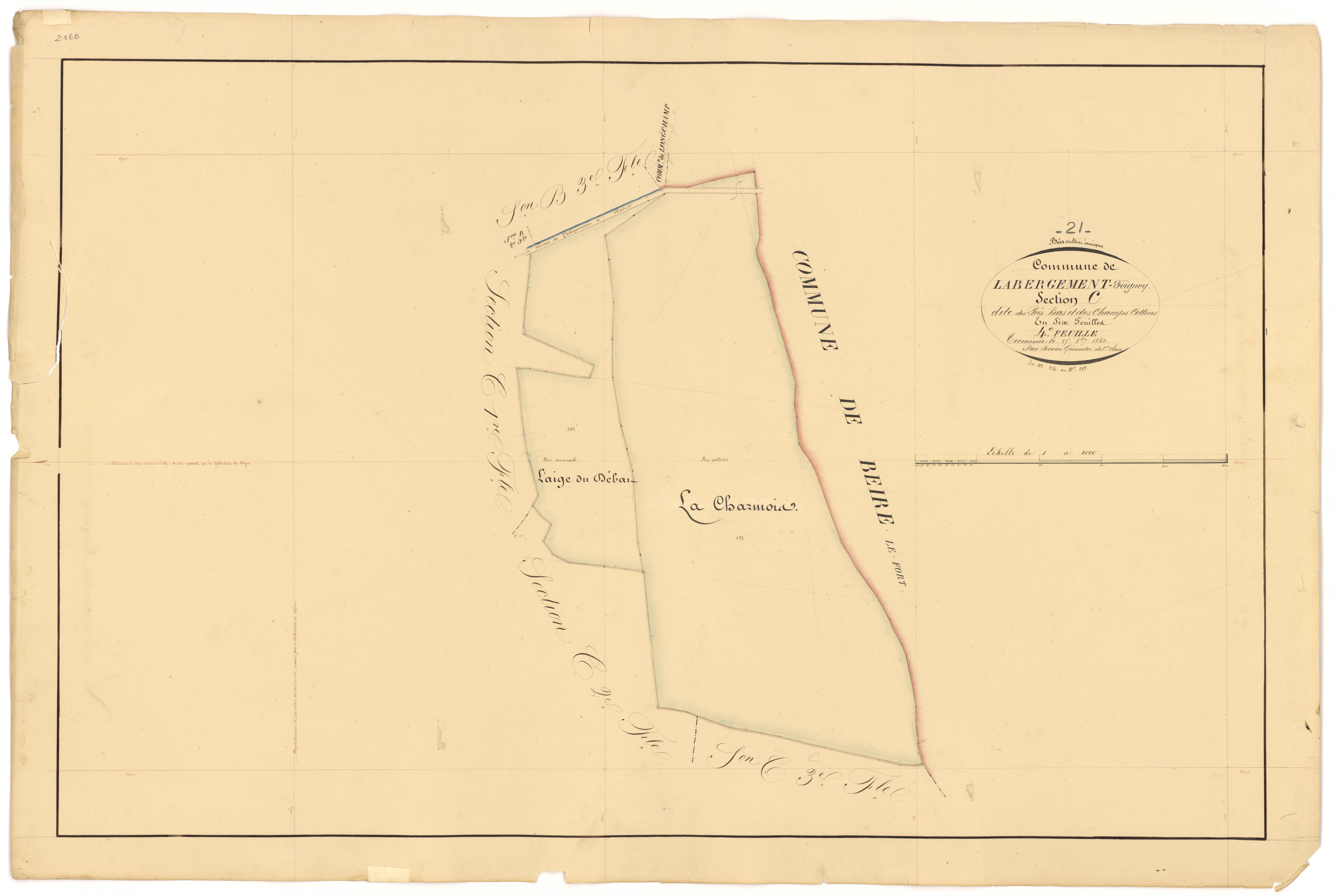 Labergement-Foigney - Section C4 - 3 P PLAN 1/10