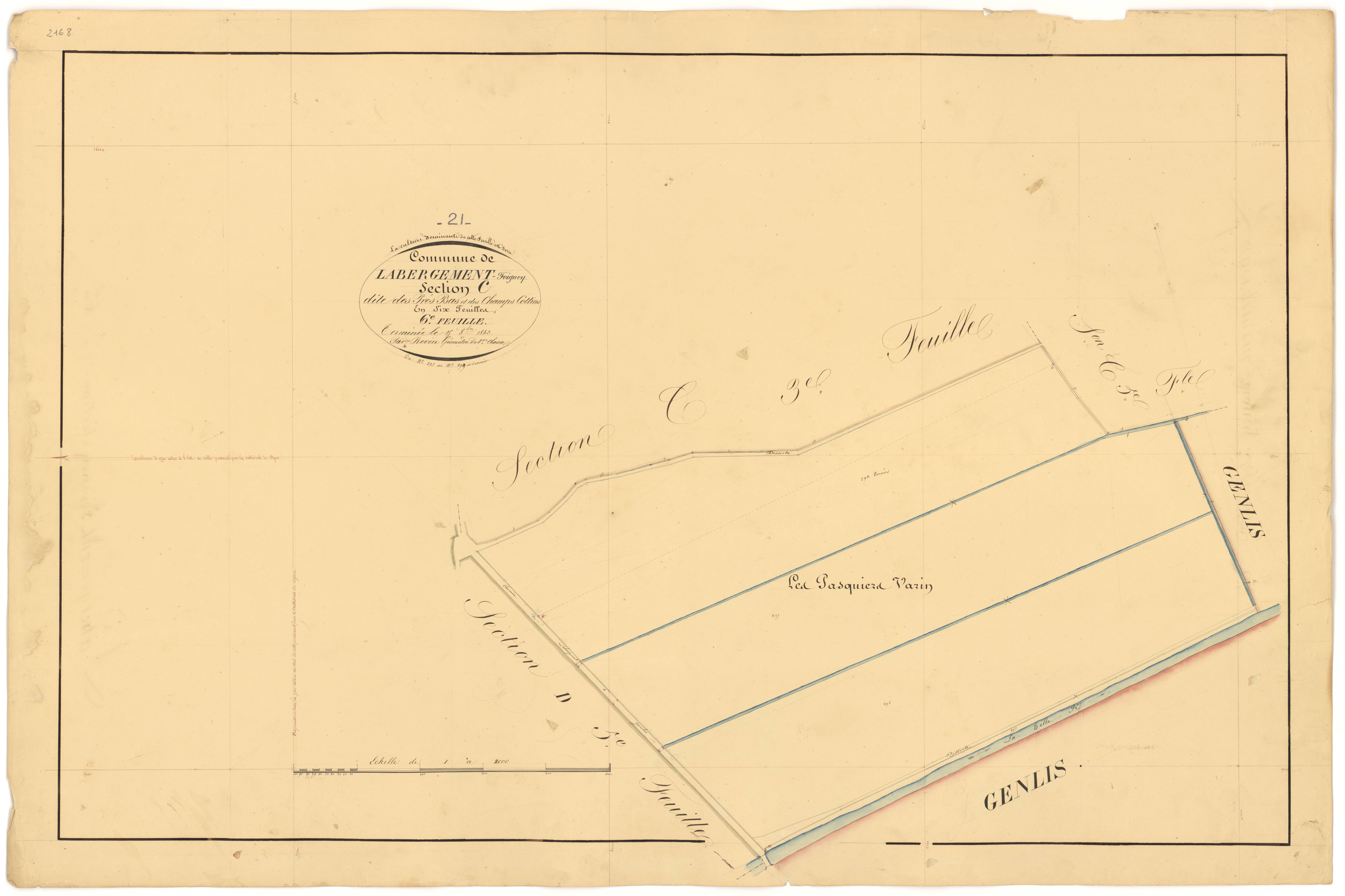 Labergement-Foigney - Section C6 - 3 P PLAN 1/12