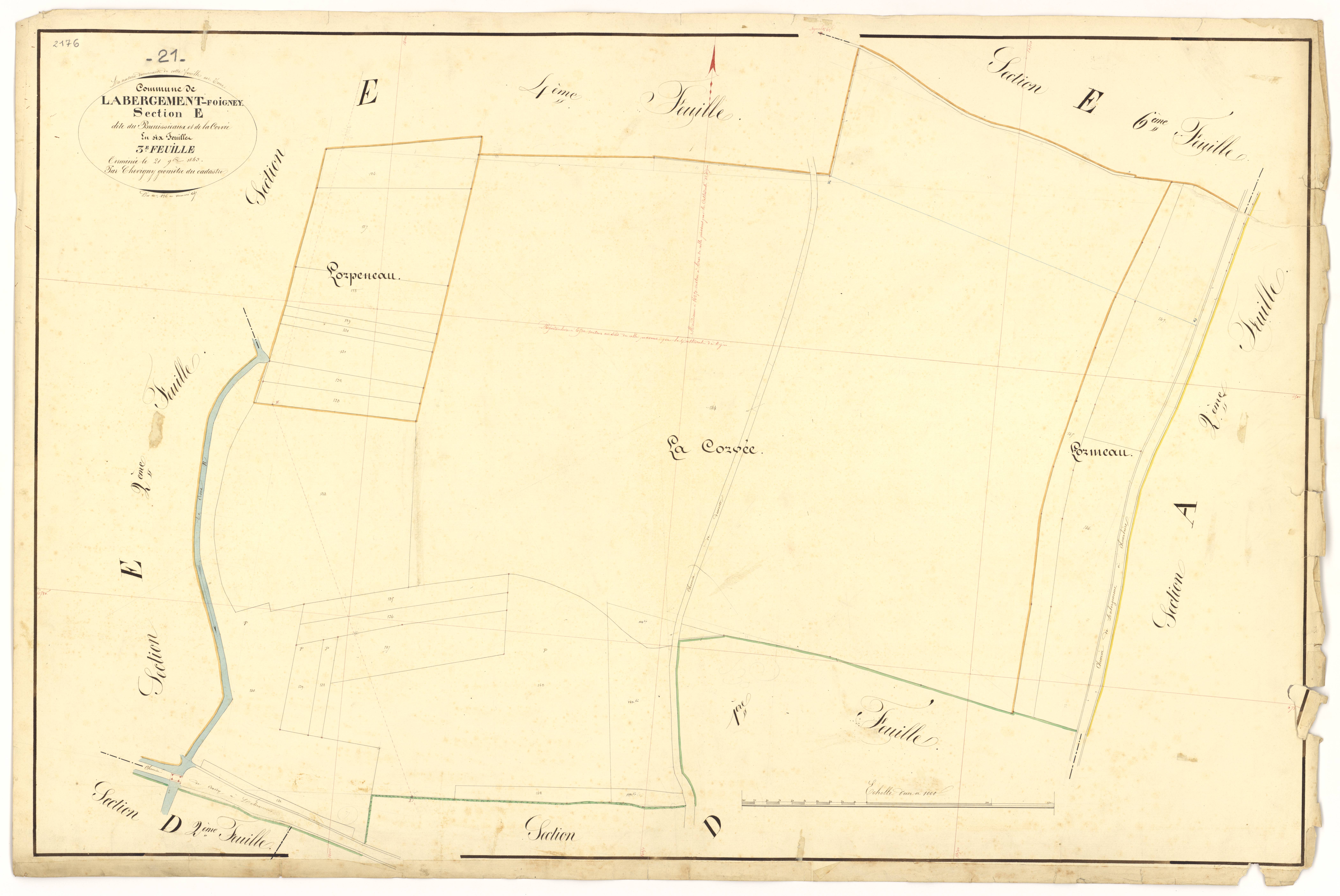 Labergement-Foigney - Section E3 - 3 P PLAN 1/20