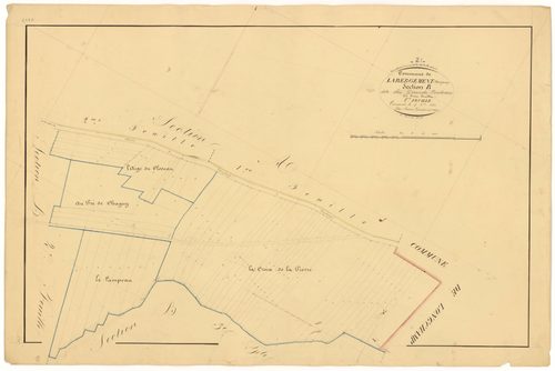 Labergement-Foigney - Section B1 - 3 P PLAN 1/4