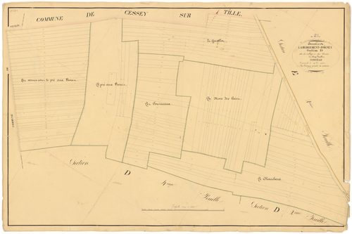 Labergement-Foigney - Section D3 - 3 P PLAN 1/15