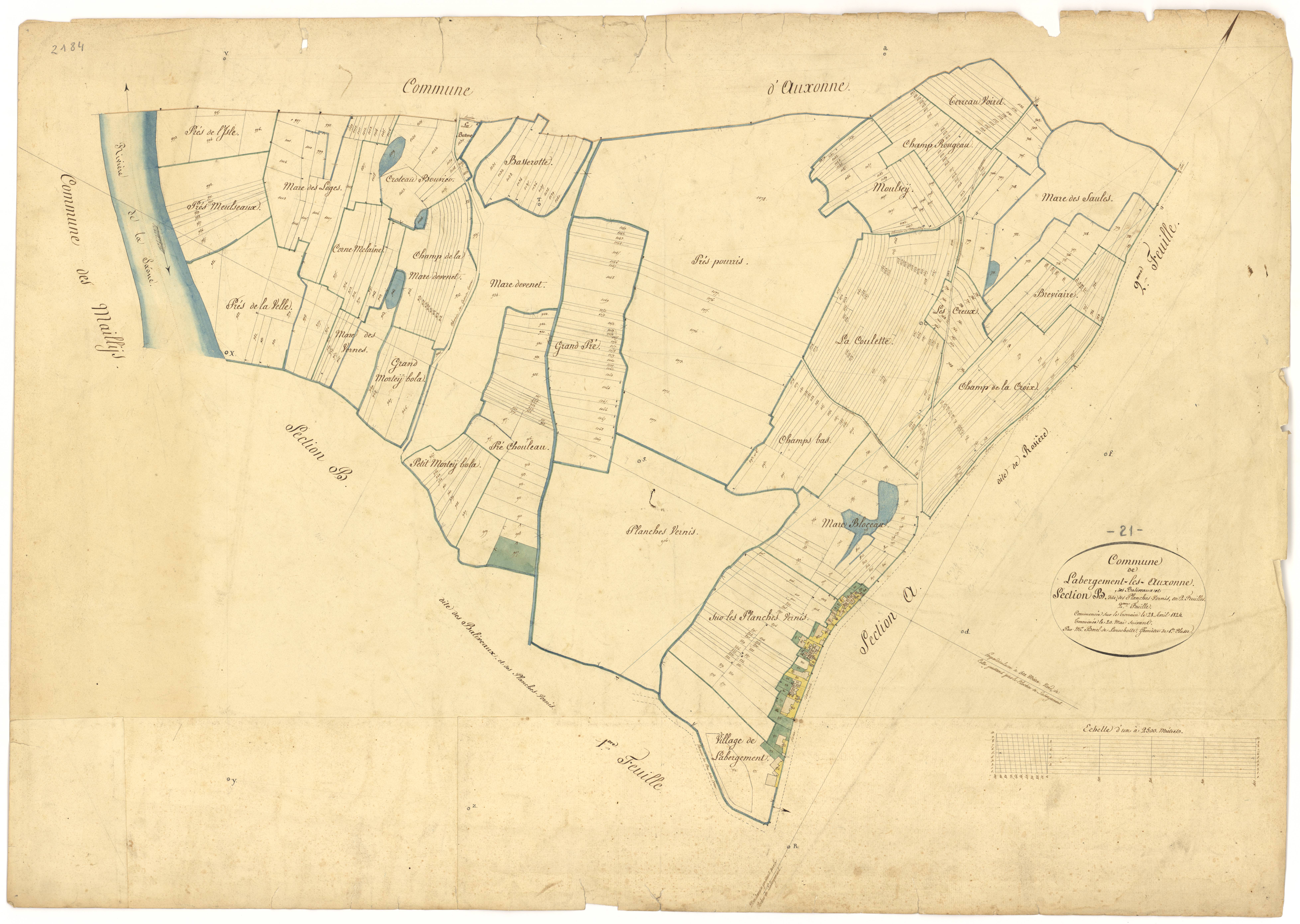 Labergement-lès-Auxonne - Section B2 - 3 P PLAN 2/5